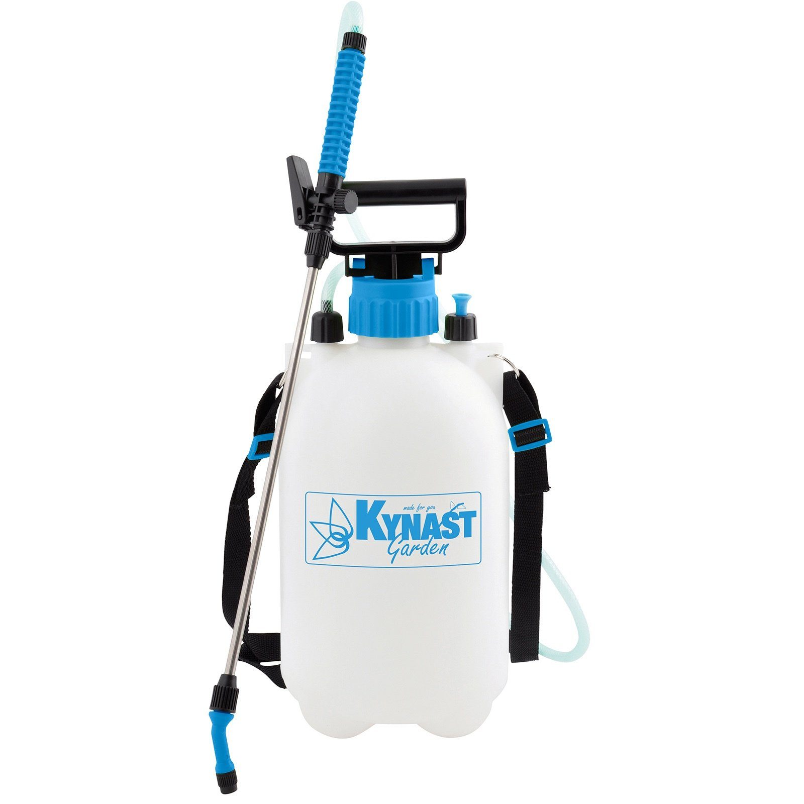 Kynast Drucksprühgerät Drucksprüher Drucksprühgerät Unkraut Spritze 5 Liter, Schultergurt, Tragegriff