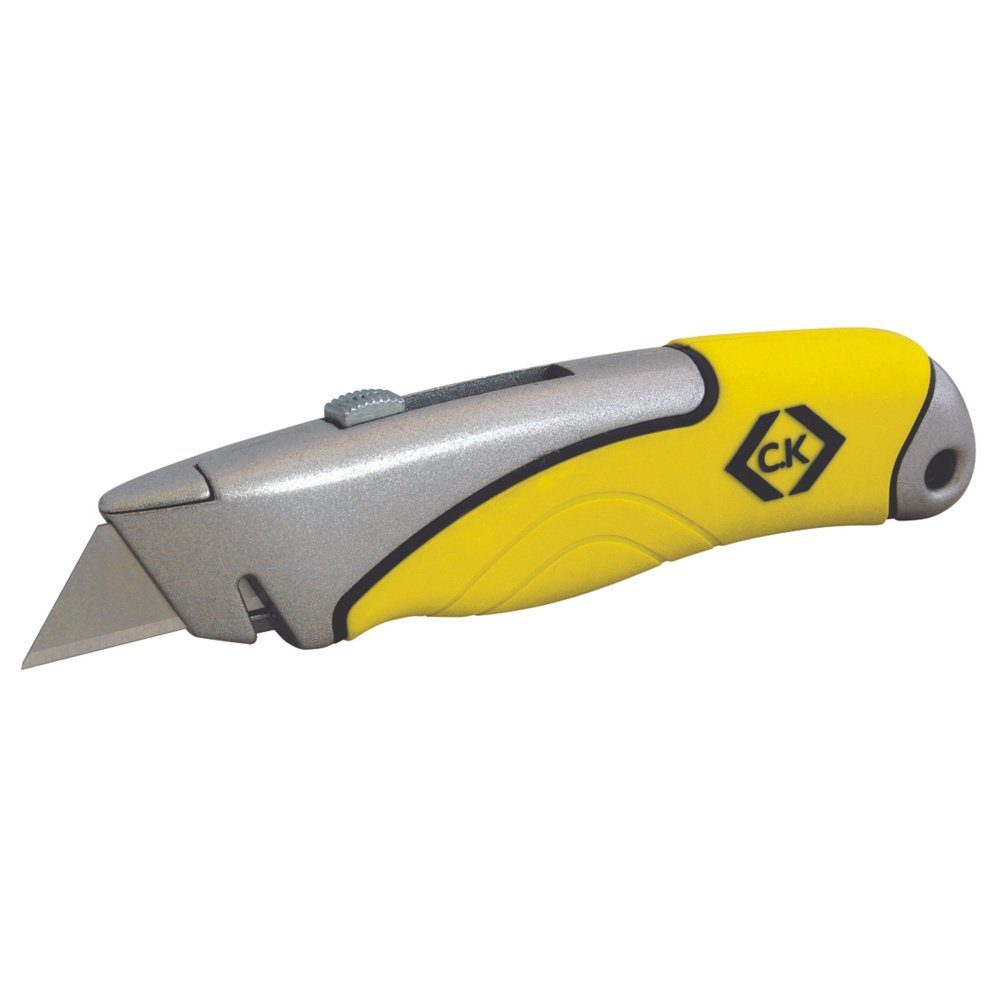 Cuttermesser C.K T0957-1 Cutter mit einziehbarer Klinge, Softgriff 1 St.