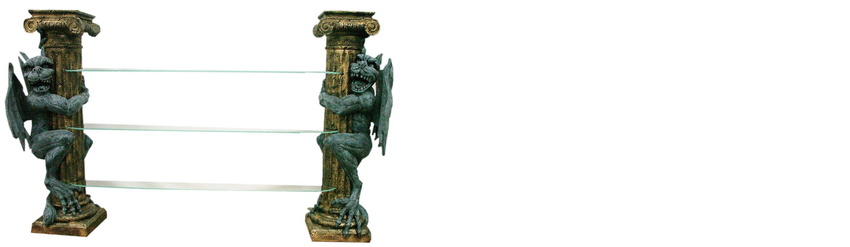 JVmoebel Vitrine Glasvitrine Design Regal mit Dekofiguren für stilvolle Präsentation Made in Europa