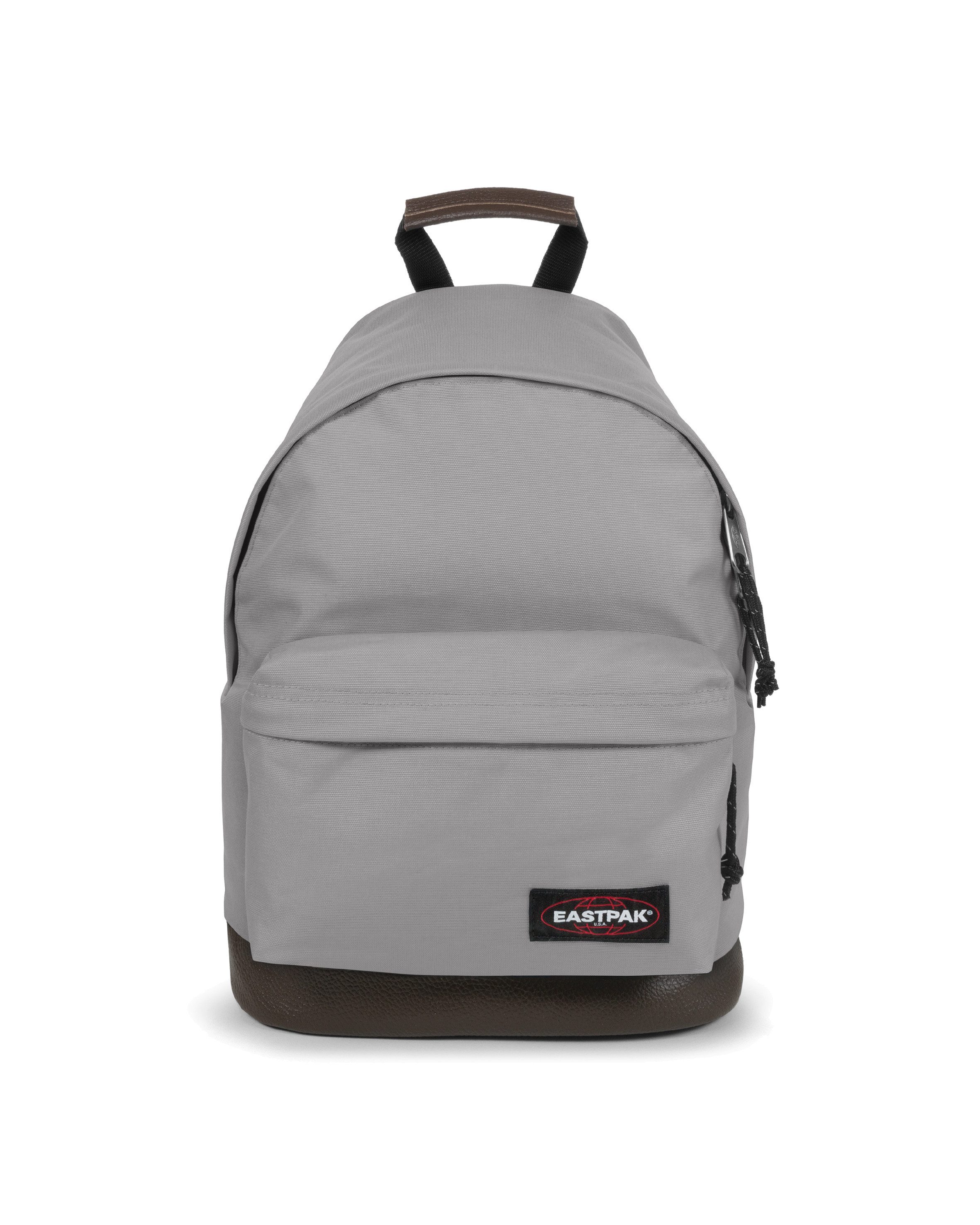 Eastpak Freizeitrucksack WYOMING, Schulrucksack, City Daypack mit verstärktem Boden aus Leder
