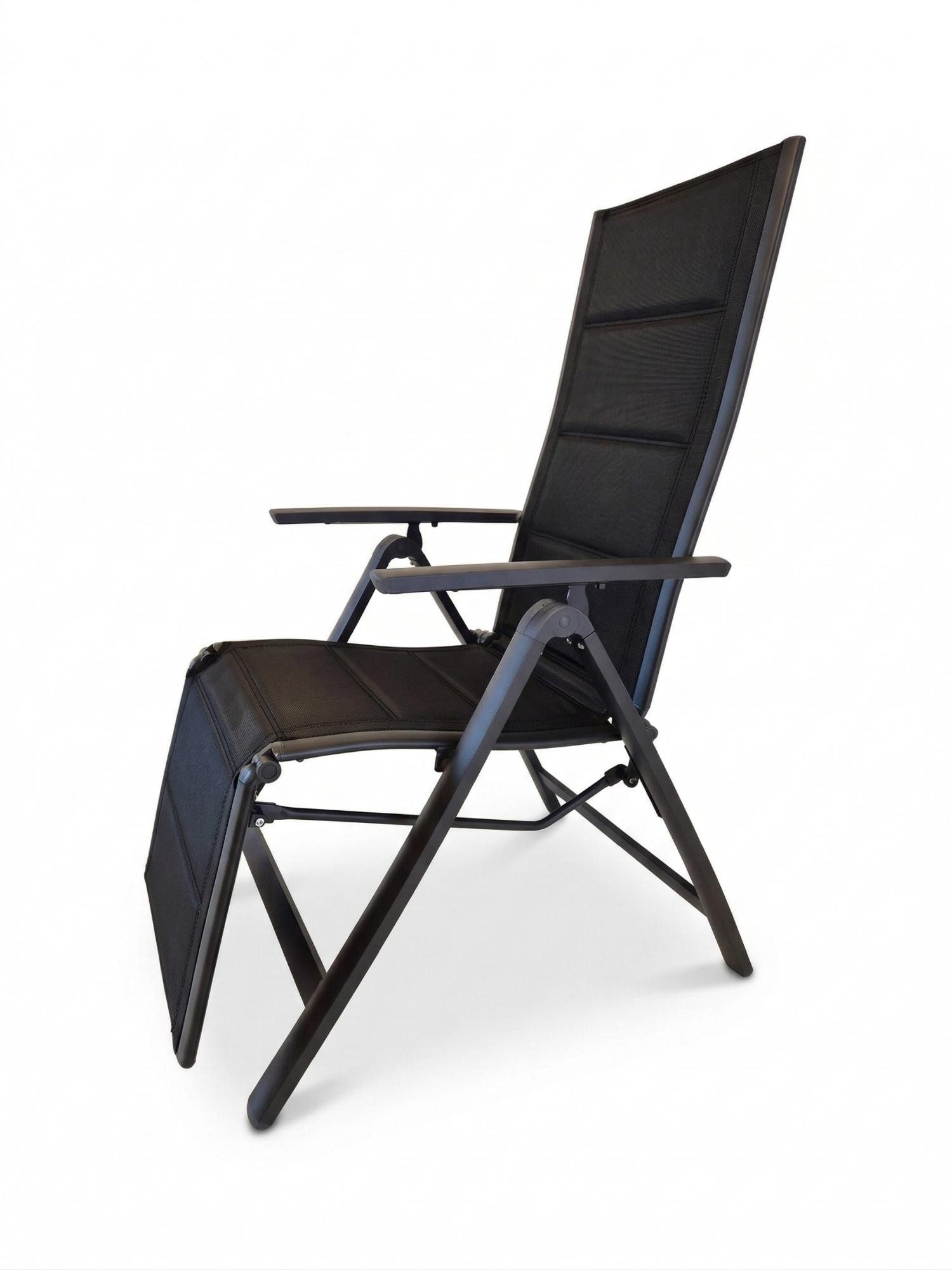 LEX Relaxsessel Relaxsessel Gartensessel Comfort Gestell Aluminium anthrazit