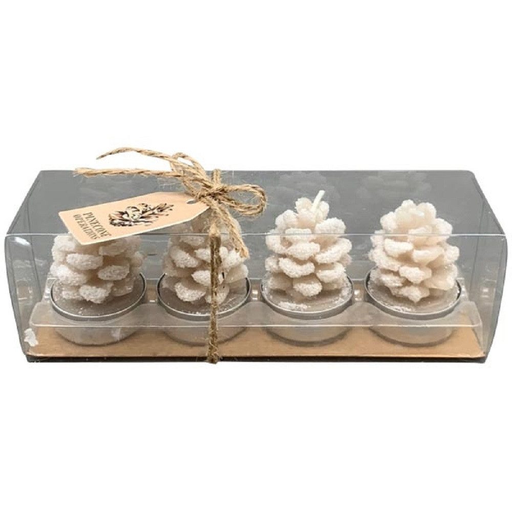 Exner GmbH Garten- & Wohnaccessoires Adventskerze Exner Kerzen Set/4 Lumière, Wachs, 3,8x3,8x5,2 cm, 259437 (1-tlg)