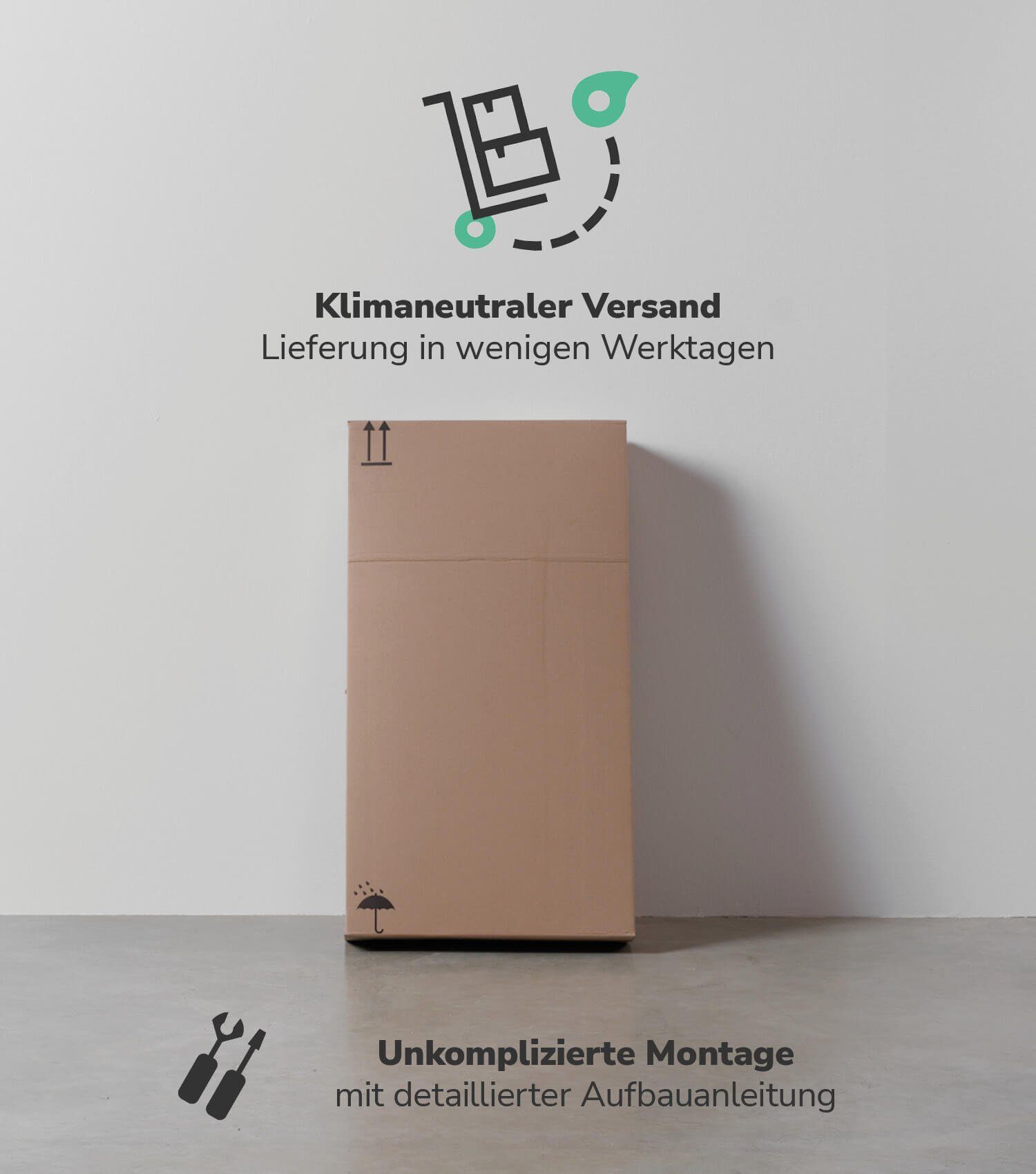 mokebo Midischrank Der Matrose (91x33x34 cm, mit Einlegeboden & Schublade) Made in Germany, schmaler Badschrank, Badezimmerschrank in Weiß – Bild 4 von 5