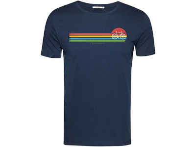 GreenBomb T-Shirt GREENBOMB Bio-Herren-T-Shirt 'Sunset Stripes' mit