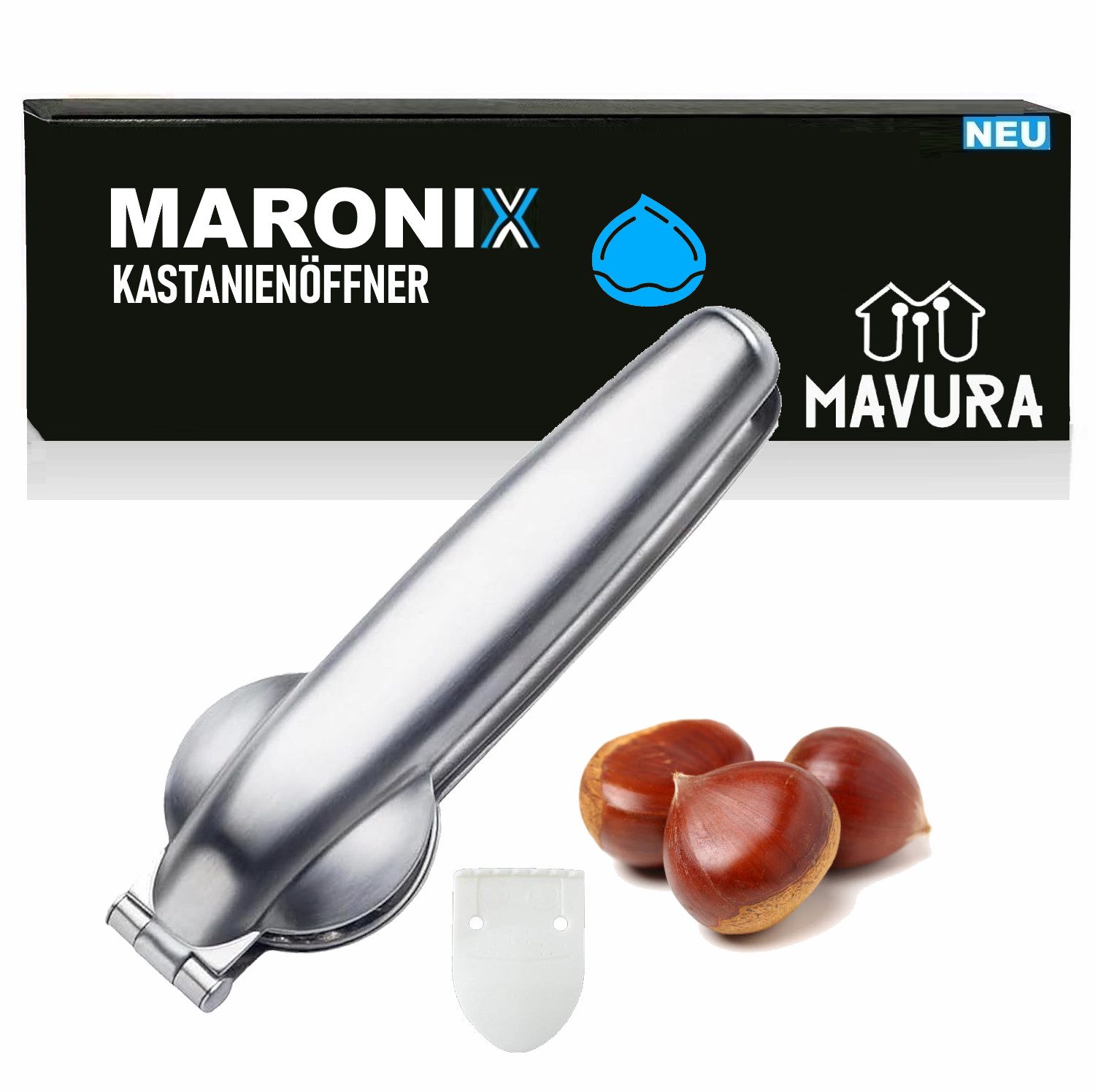 Nussknacker MARONIX Maronenschneider Maronizange Kastanie Schneider