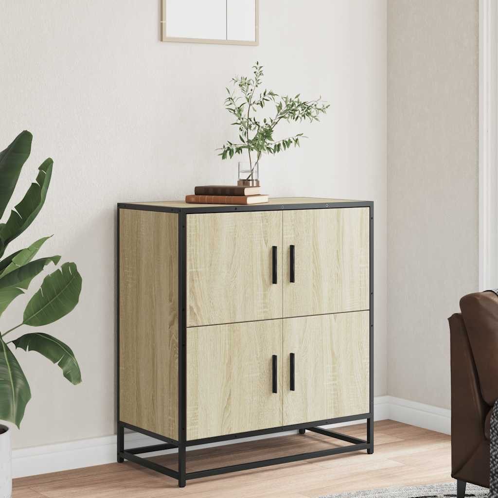 vidaXL Sideboard Sideboard Sonoma-Eiche 68x35x76 cm günstig online kaufen