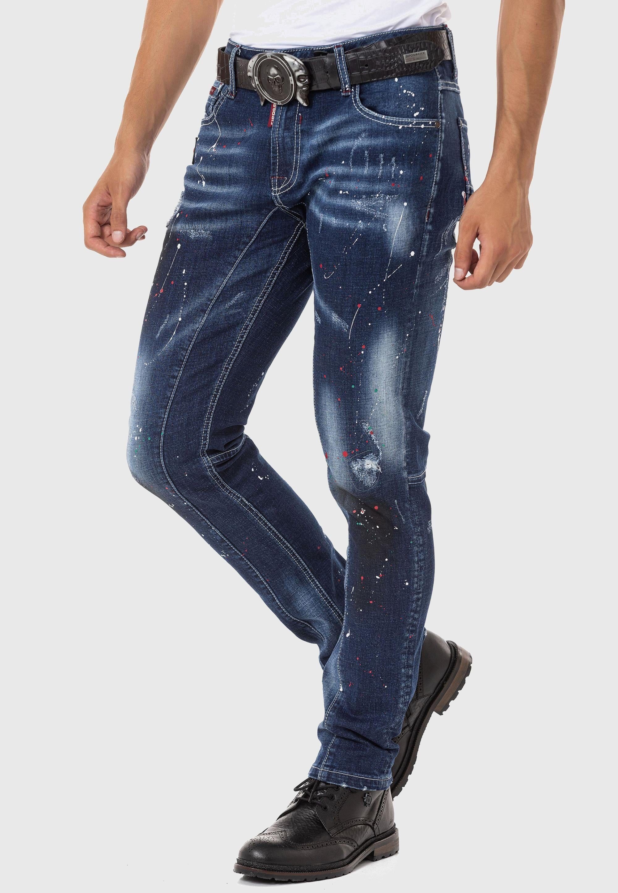 Cipo & Baxx 5-Pocket-Jeans Jeans mit modischen Details