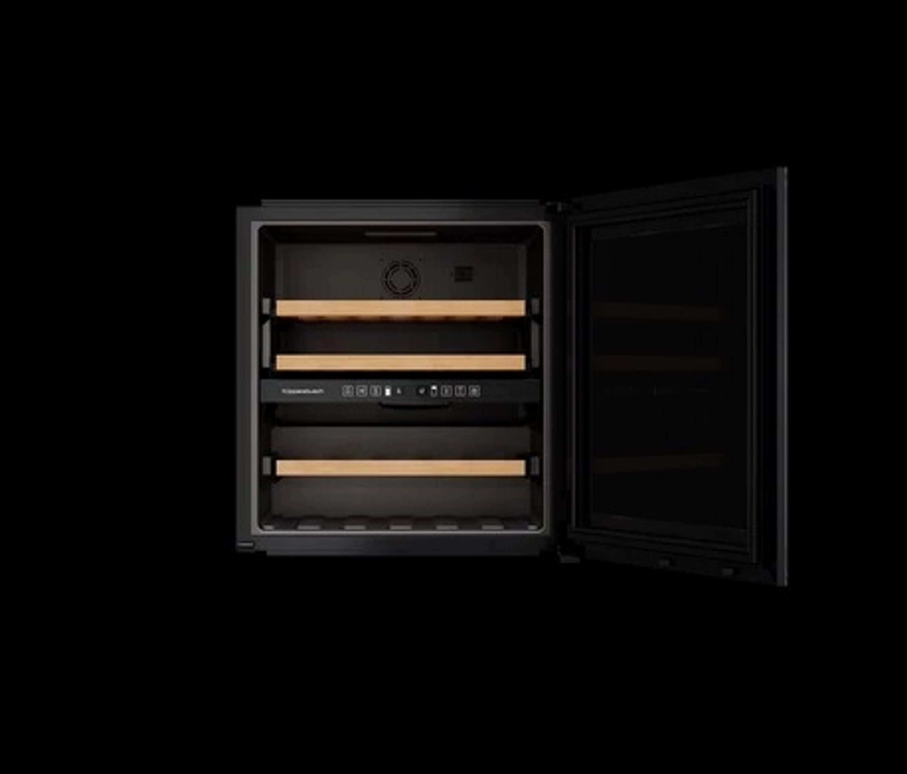 Küppersbusch Einbauweinkühlschrank FWK6862.0S, für 30 Standardflaschen á 0,75l,Holzauszüge, LED Innenbeleuchtung, Elektronische Temperaturanzeige