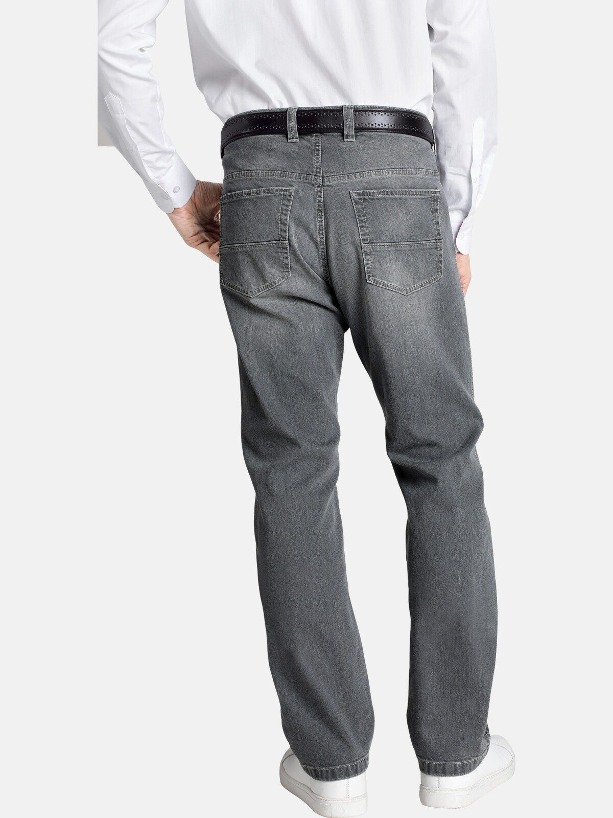 Herren Jeans Charles Colby 5-Pocket-Jeans ACCOLON mit dezentem Used-Effekt
