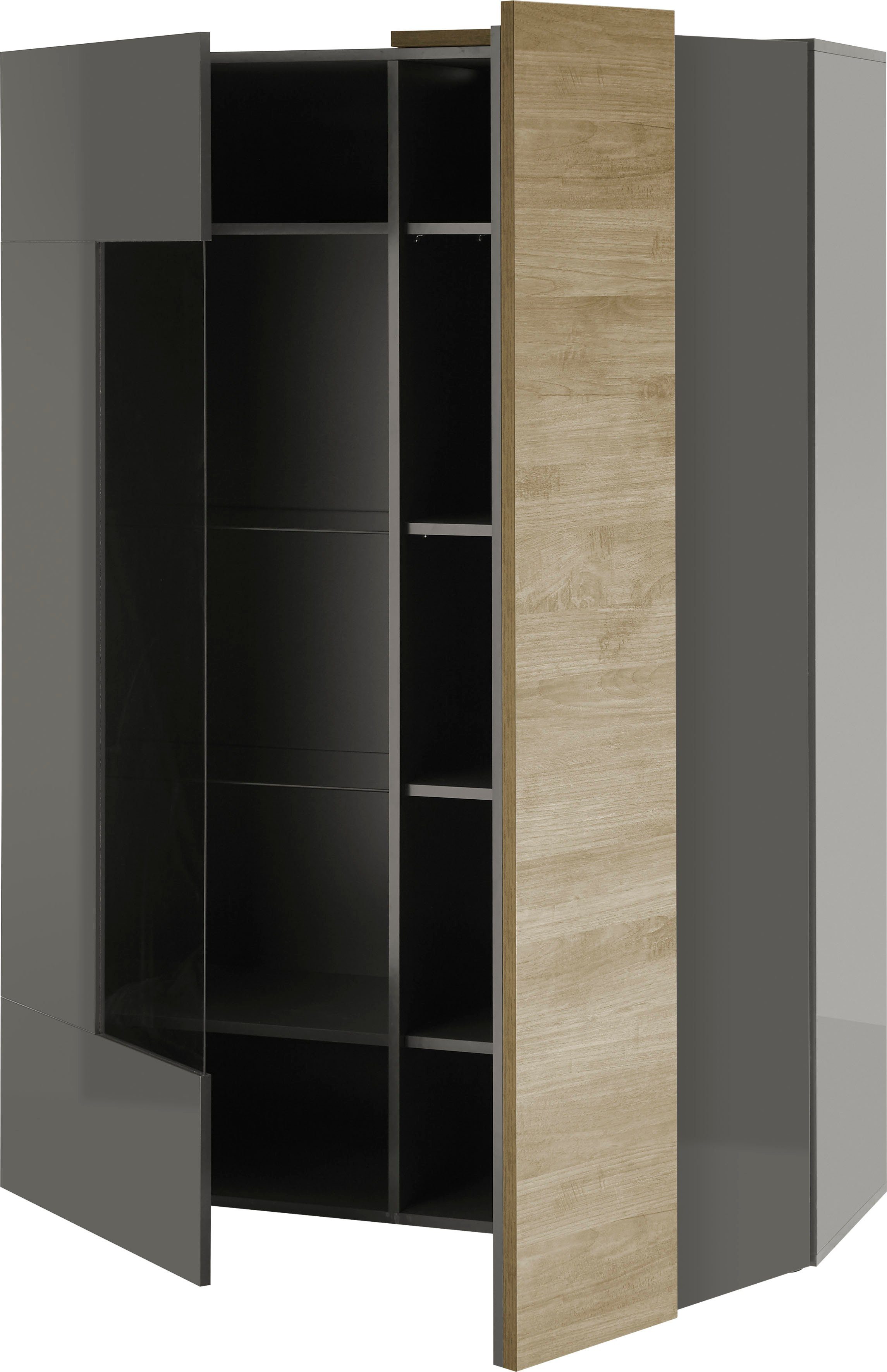 MCA furniture Vitrine Positano ca. 168 cm Höhe