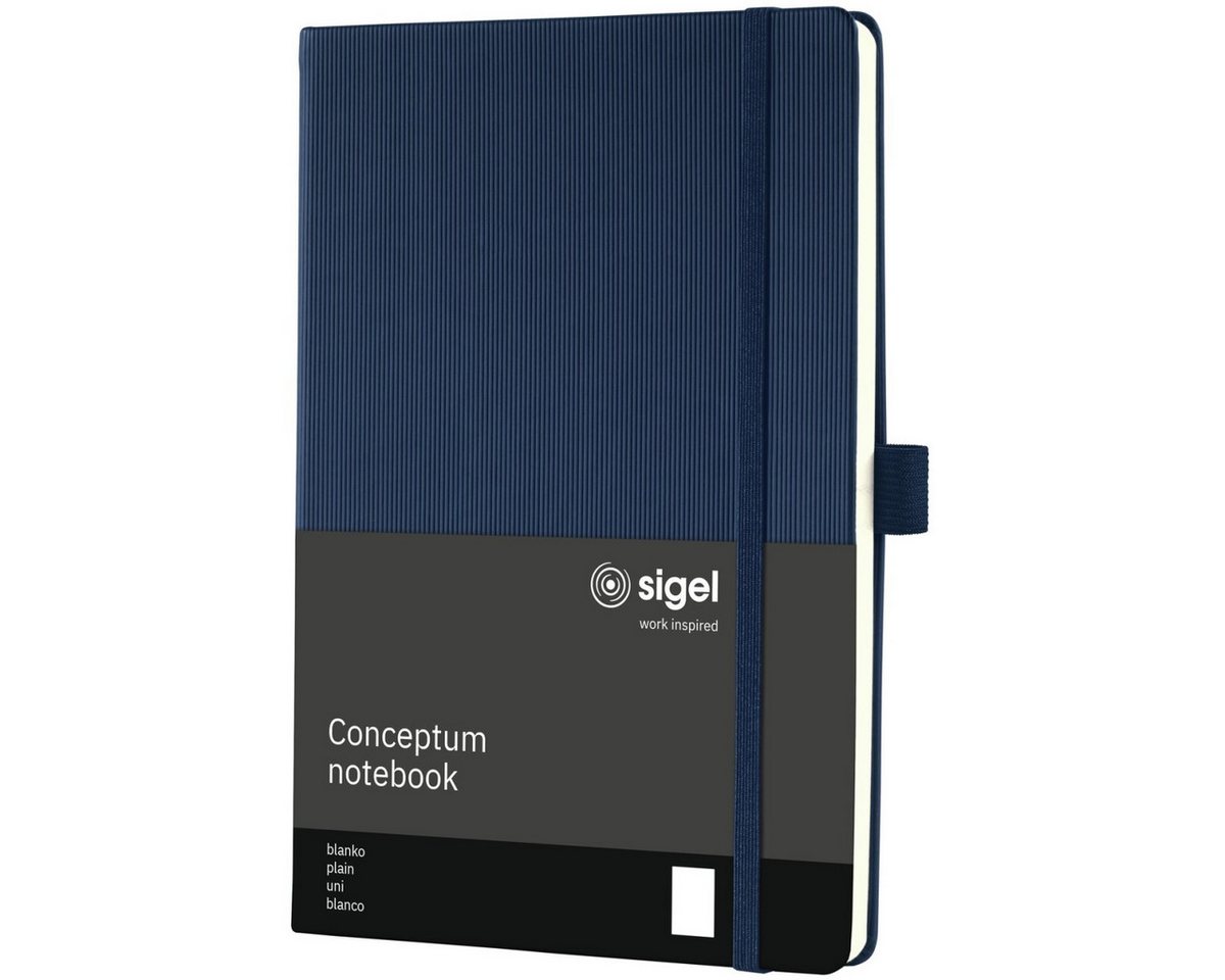Thumbnail - Sigel Notizbuch Notizbuch Conceptum ca. A5 194 S. Hardcover blanko 80g midnight blue.