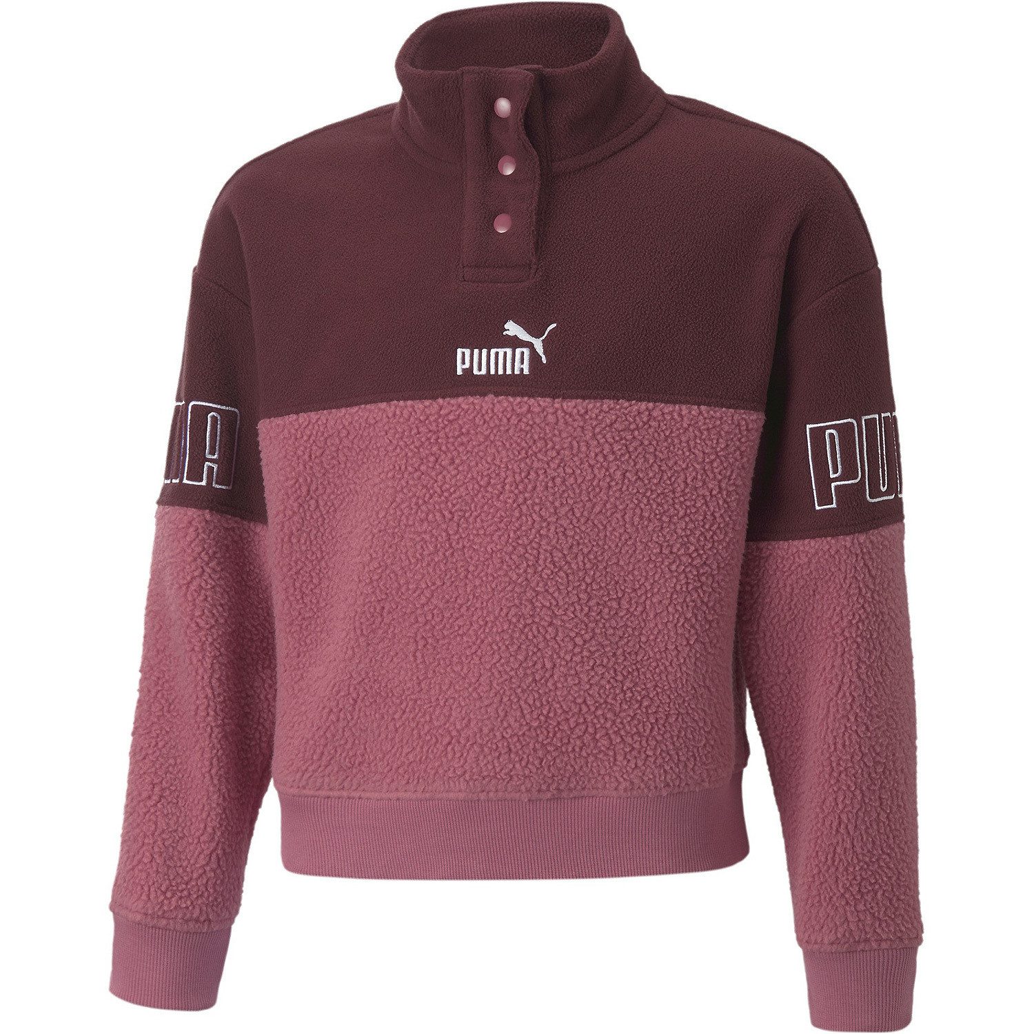 PUMA IP Fleecejacke Fleecejacke POWERWINTERIZED HALF-PLACKET CREW