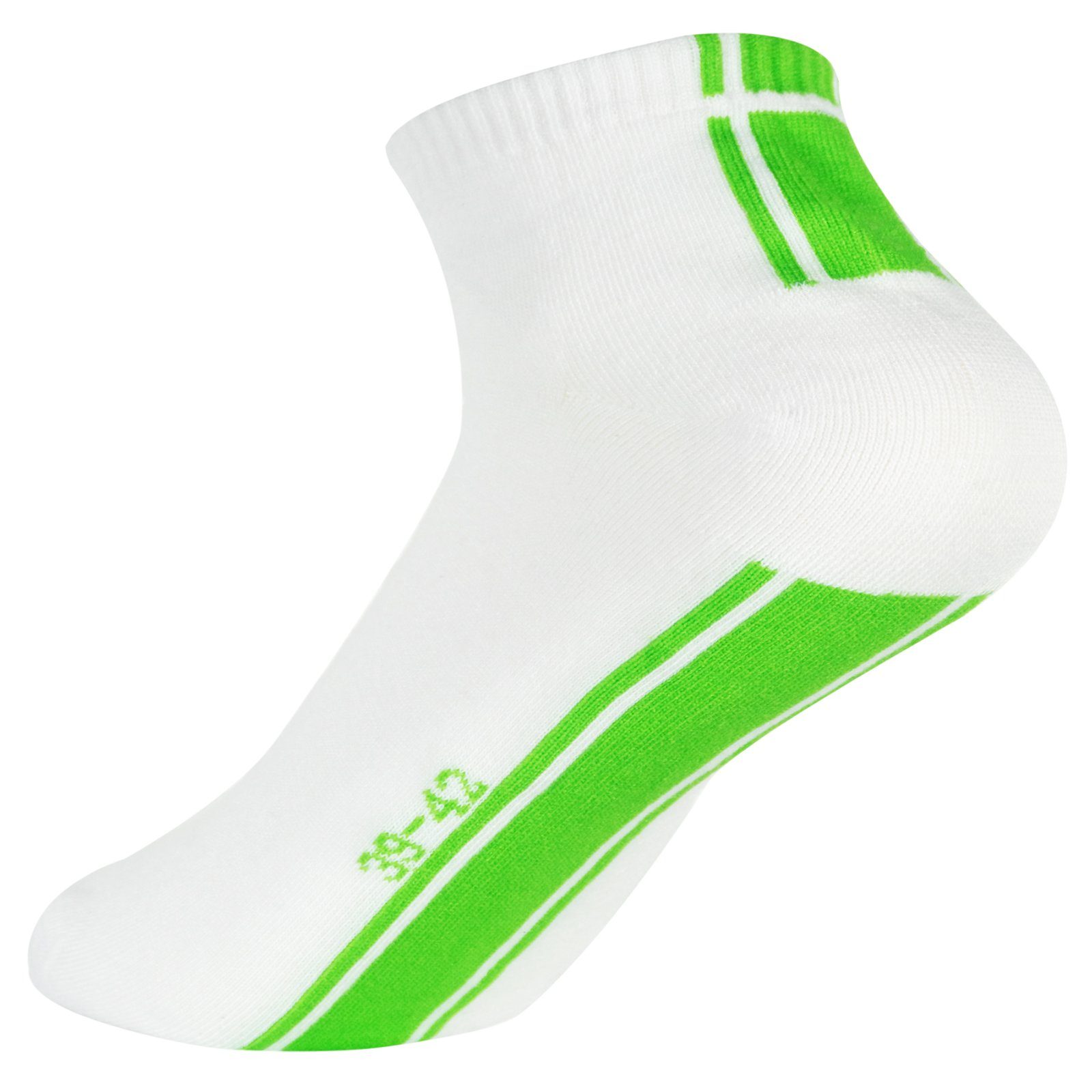 Socken Herren Laufsocken Sneaker (Packung, 12 Mehrfarbig 36 TEXEMP Paar Sport Damen Baumwolle 12-Paar) bis
