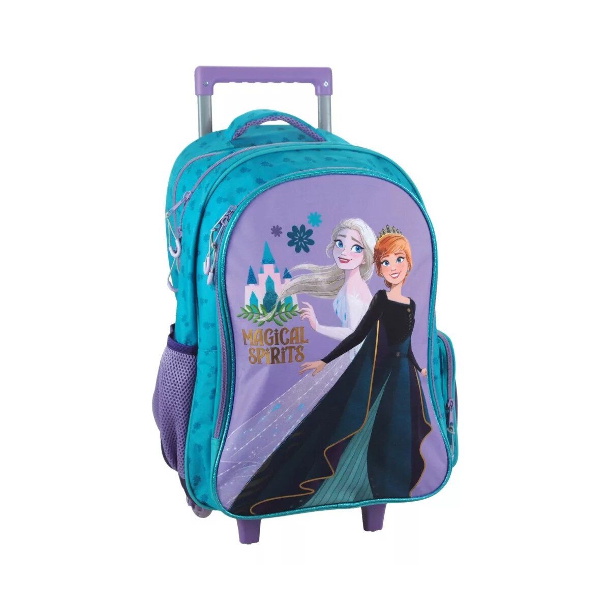 Disney Kinderrucksack Disney Eiskönigin Modern Magic rollender Schulranzen, (1-tlg)