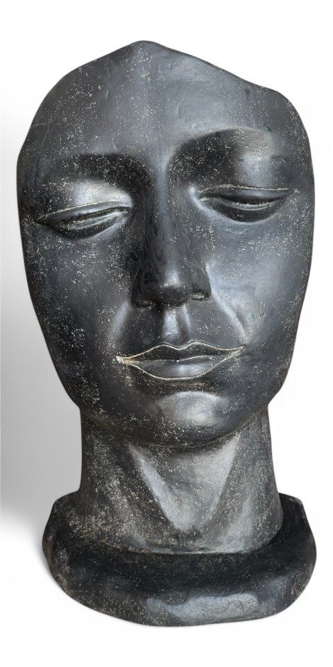 FaHome Skulptur Weibliche Gesichtsskulptur - Garten, Terrasse, Eingangsbereich