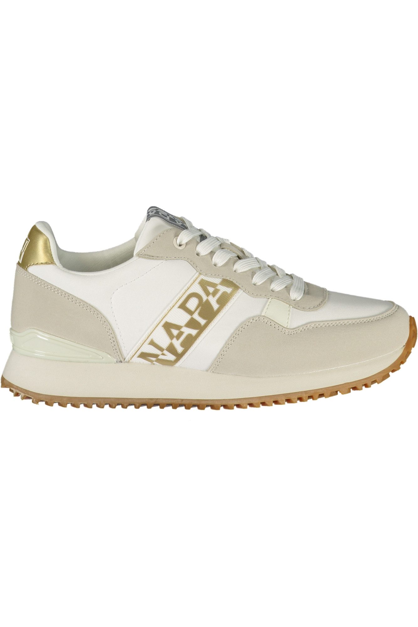 Napapijri Sneaker Weiße Damensportschuhe mit Kontrastschnürung und