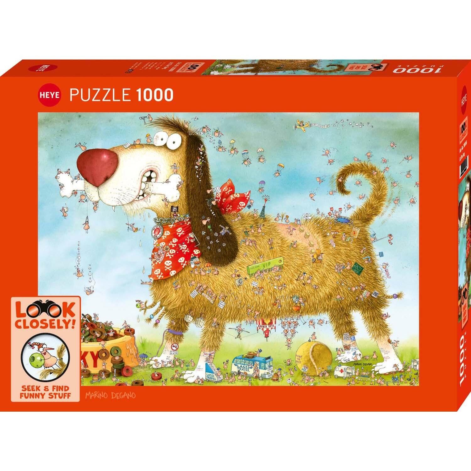 HEYE Puzzle At The Dog, 1000 Puzzleteile