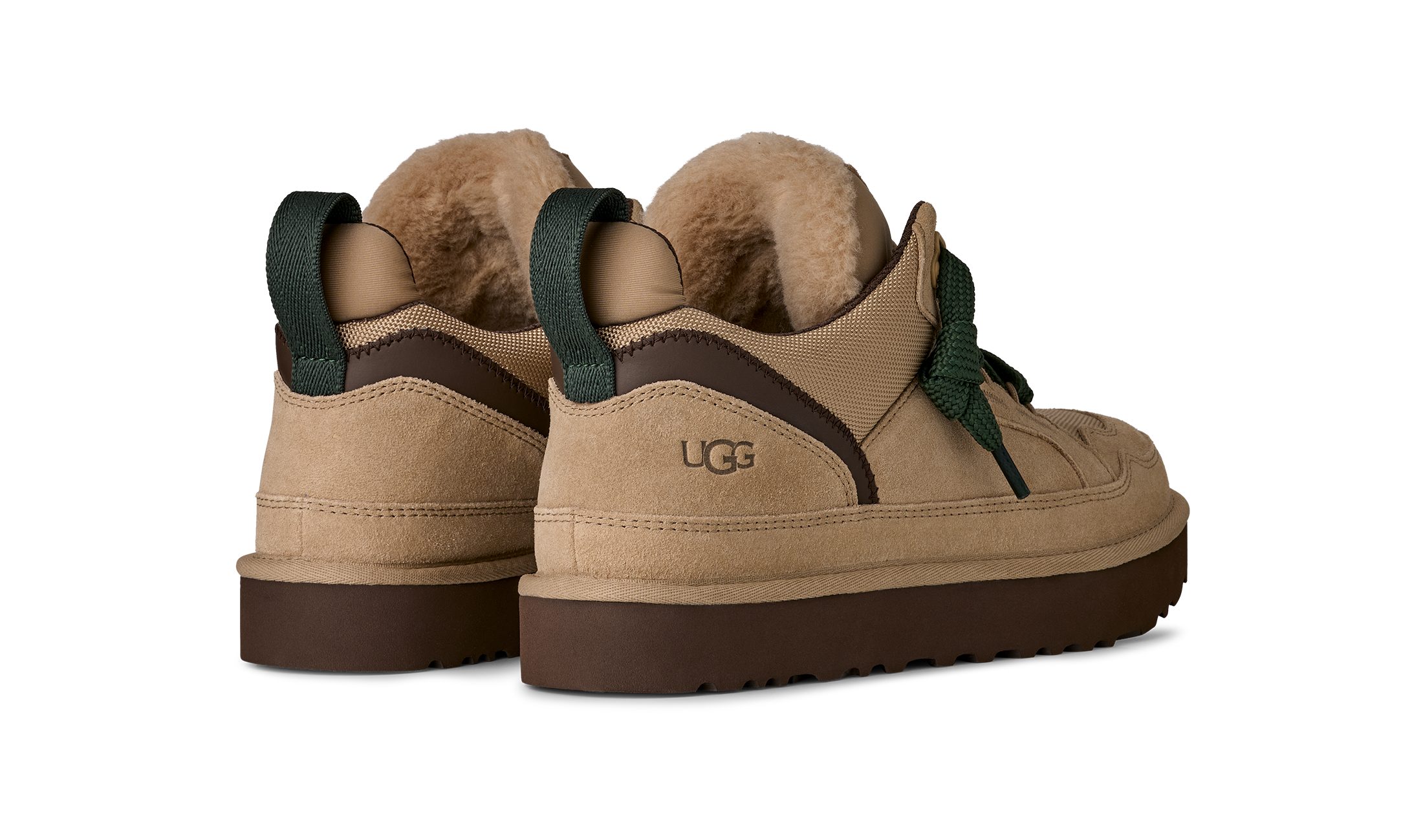 UGG M LOWMEL Sneaker Halbschuh, Schnürschuh mit gepolstertem Schaftrand