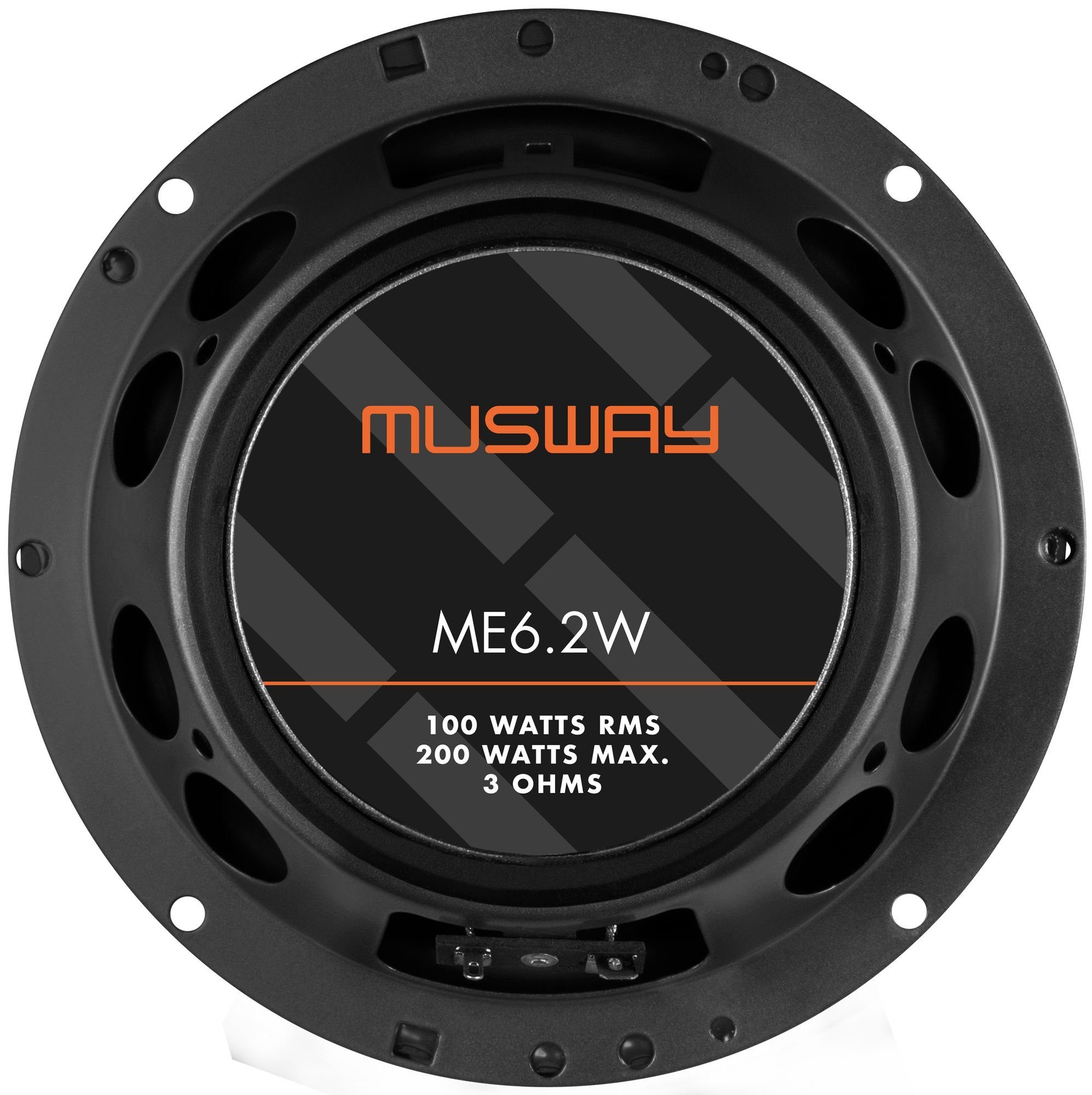 (Musway Kickbass Lautsprecher Musway Musway 16,5cm - ME6.2W - Lautsprecher ME6.2W Auto-Lautsprecher Kickbass) 16,5cm