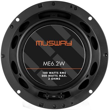 Musway ME6.2W 16,5cm Lautsprecher Kickbass Auto-Lautsprecher (Musway ME6.2W - 16,5cm Lautsprecher Kickbass)