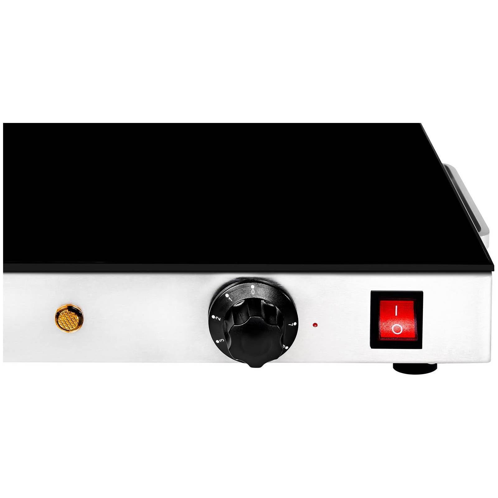 Royal Catering Warmhalteplatte Wärmeplatte 260 W Edelstahl Speisenwärmer