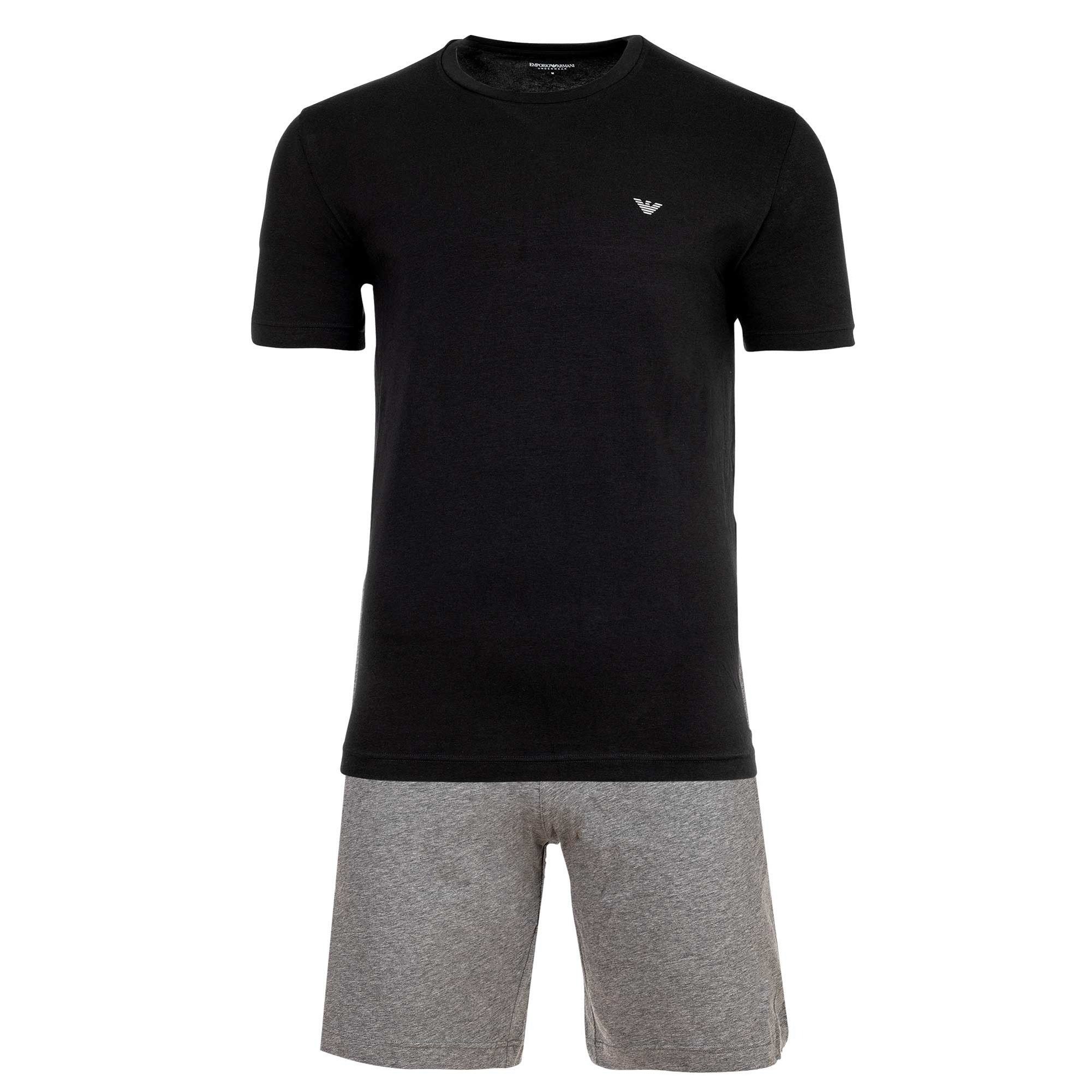 Emporio Armani Pyjama Herren Pyjama 1er Pack Baumwolle Endurance (2 tlg)