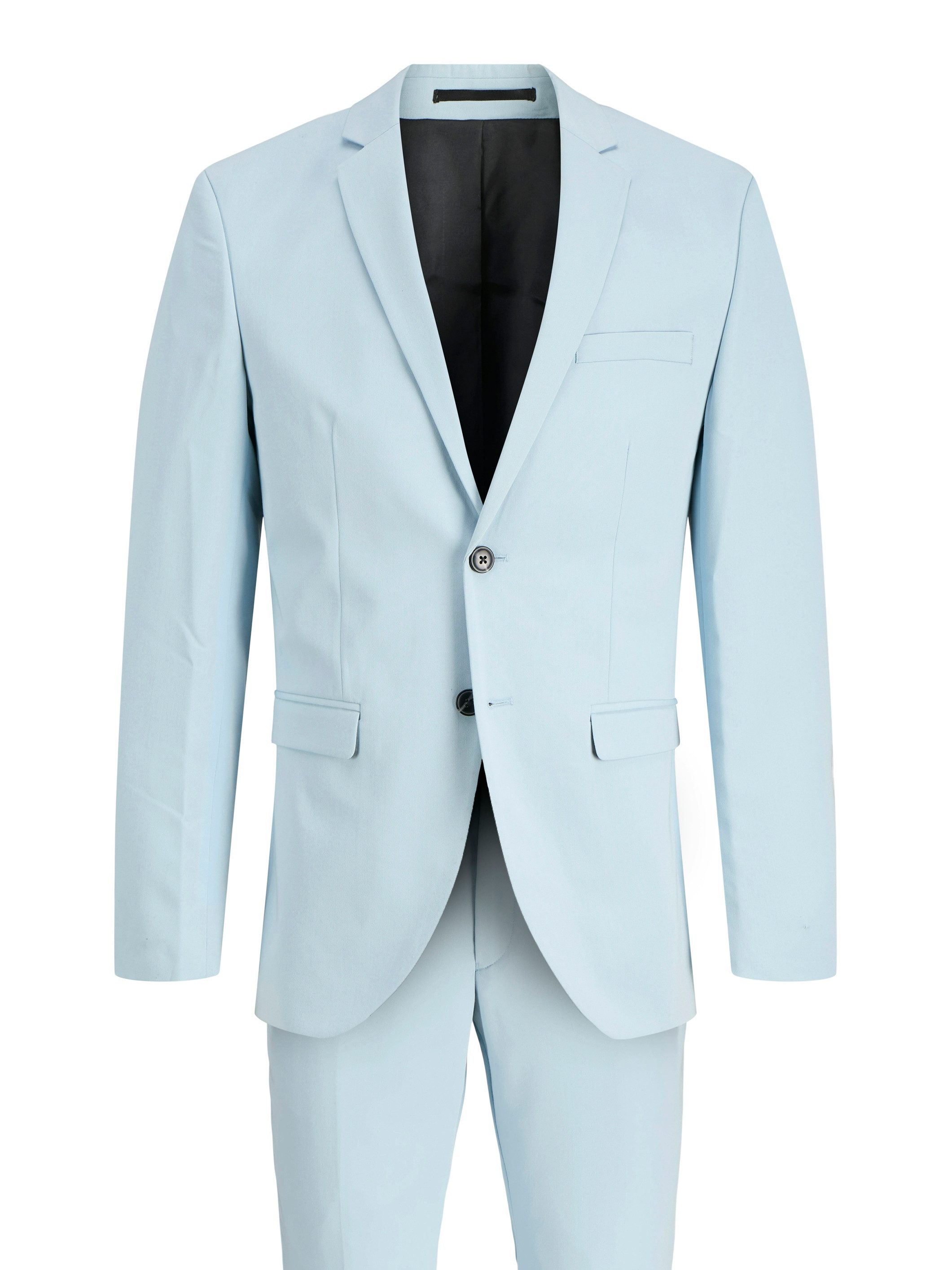Jack & Jones PlusSize Anzug JPRFRANCO SUIT NOOS PLS (2-tlg) aus Polyester, Viskose und Elasthan, Slim Fit Passform, pflegeleicht