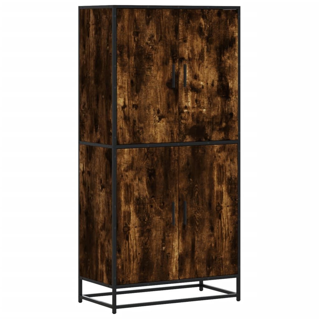 vidaXL Highboard Highboard Räuchereiche 68x35x139 cm günstig online kaufen