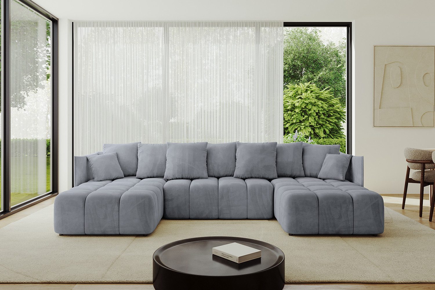 ALTDECOR Wohnlandschaft LONLI-U, Couch mit Schlaffunktion, günstig online kaufen