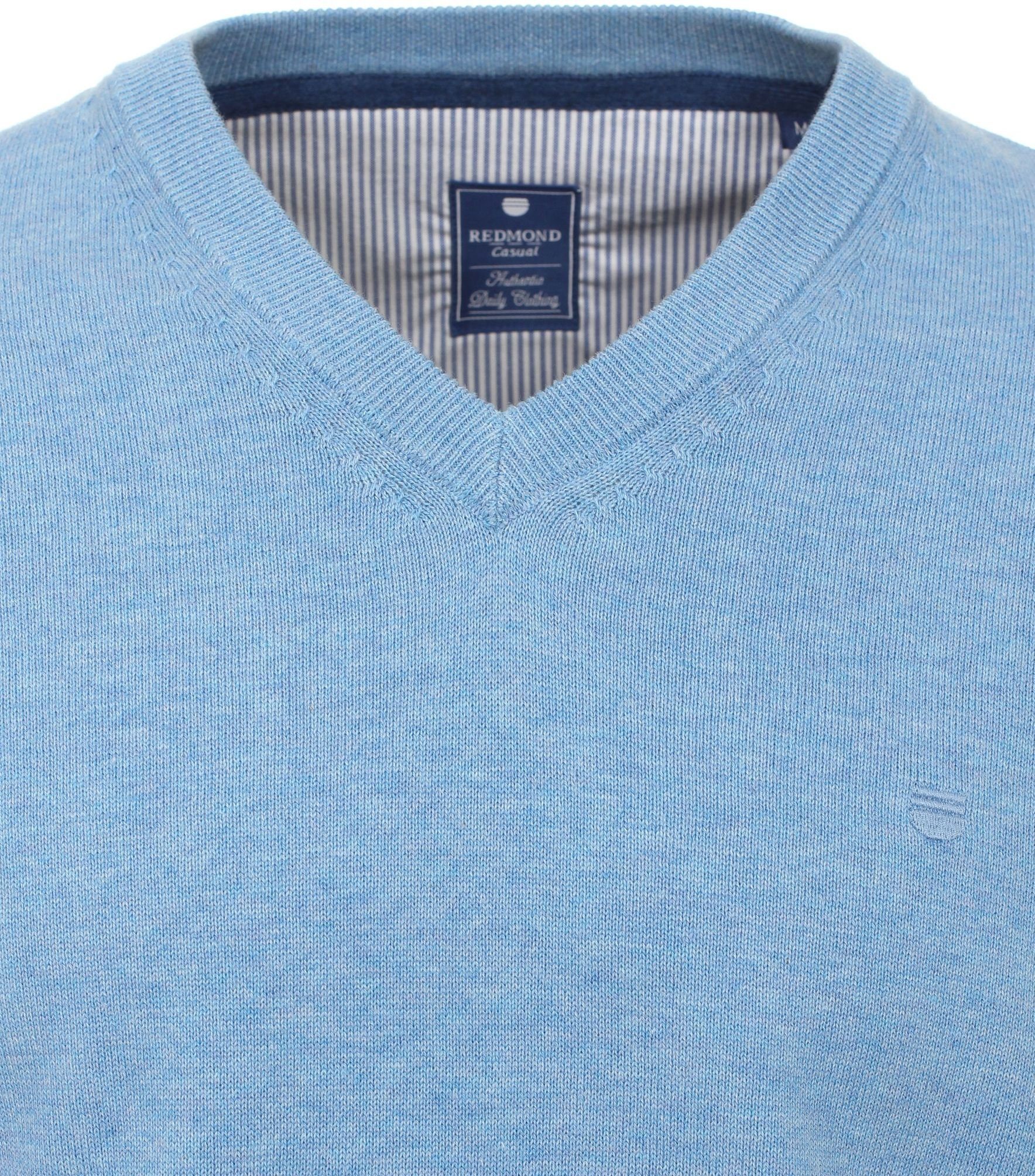 Redmond V-Ausschnitt-Pullover 600 Hellblau (120)