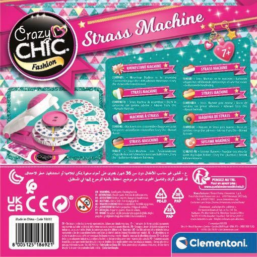 Clementoni® Kreativset FSC® weltweit schützt Chic, Crazy Strass-Maschine, Wald - 