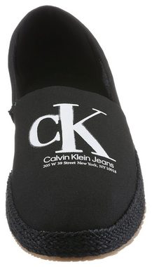 Calvin Klein Jeans Espadrille mit Bastbesatz