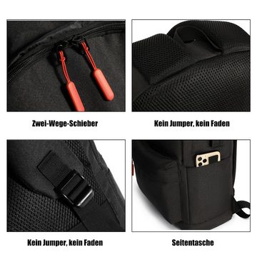 Rucksack Multifunktionsrucksack, mit Laptopfach und USB- sowie Kopfhörereingang