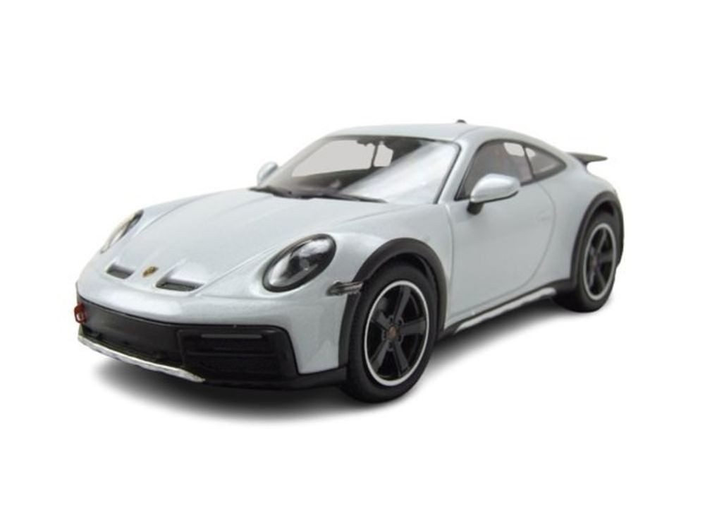 Minichamps Modellauto Porsche 911 Dakar 2022 grau metallic, Maßstab 1:43