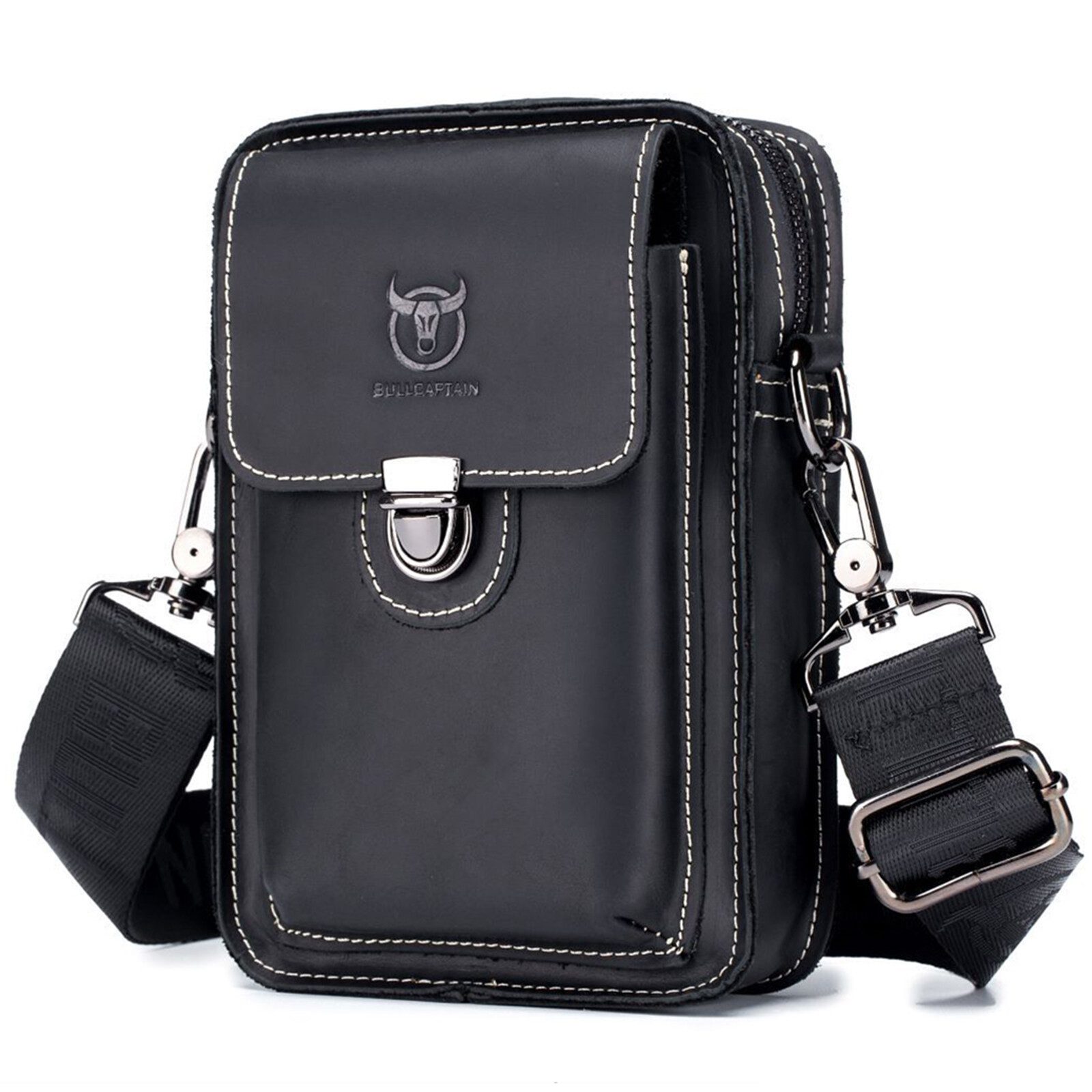 Umhängetasche Henkeltasche Handtasche Echtleder Tragetasche Handytasche