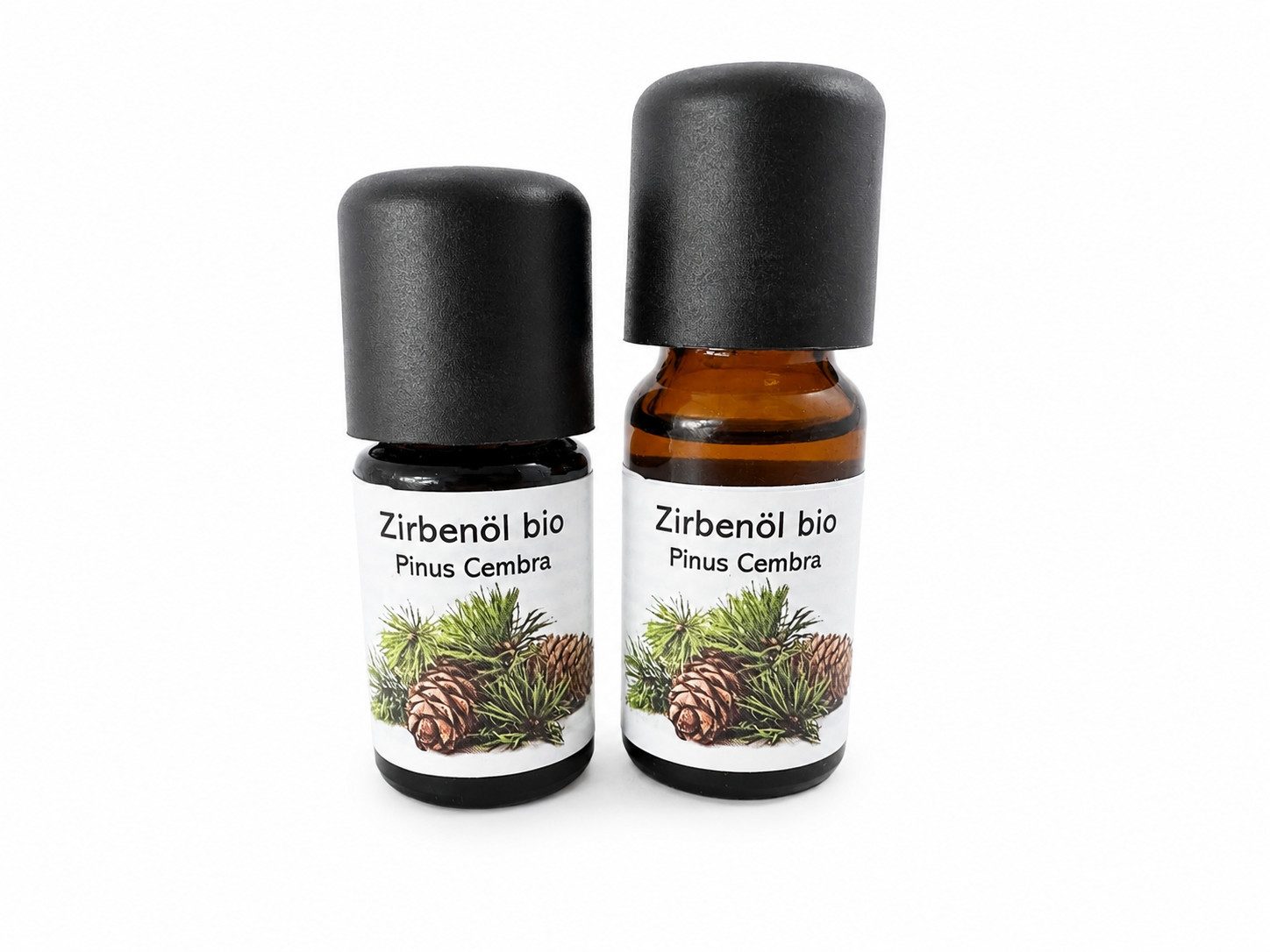 Zirbenvielfalt Duftöl Naturreines ätherisches Zirbenöl – 5 ml und 10 ml, naturrein, ätherisch, wasserdampfdestilliert, holziger Duft