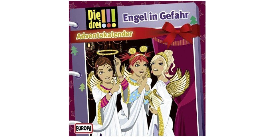 United Soft Media Adventskalender Die drei !!! - Adventskalender - Engel in Gefahr, 2 Audio-CDs