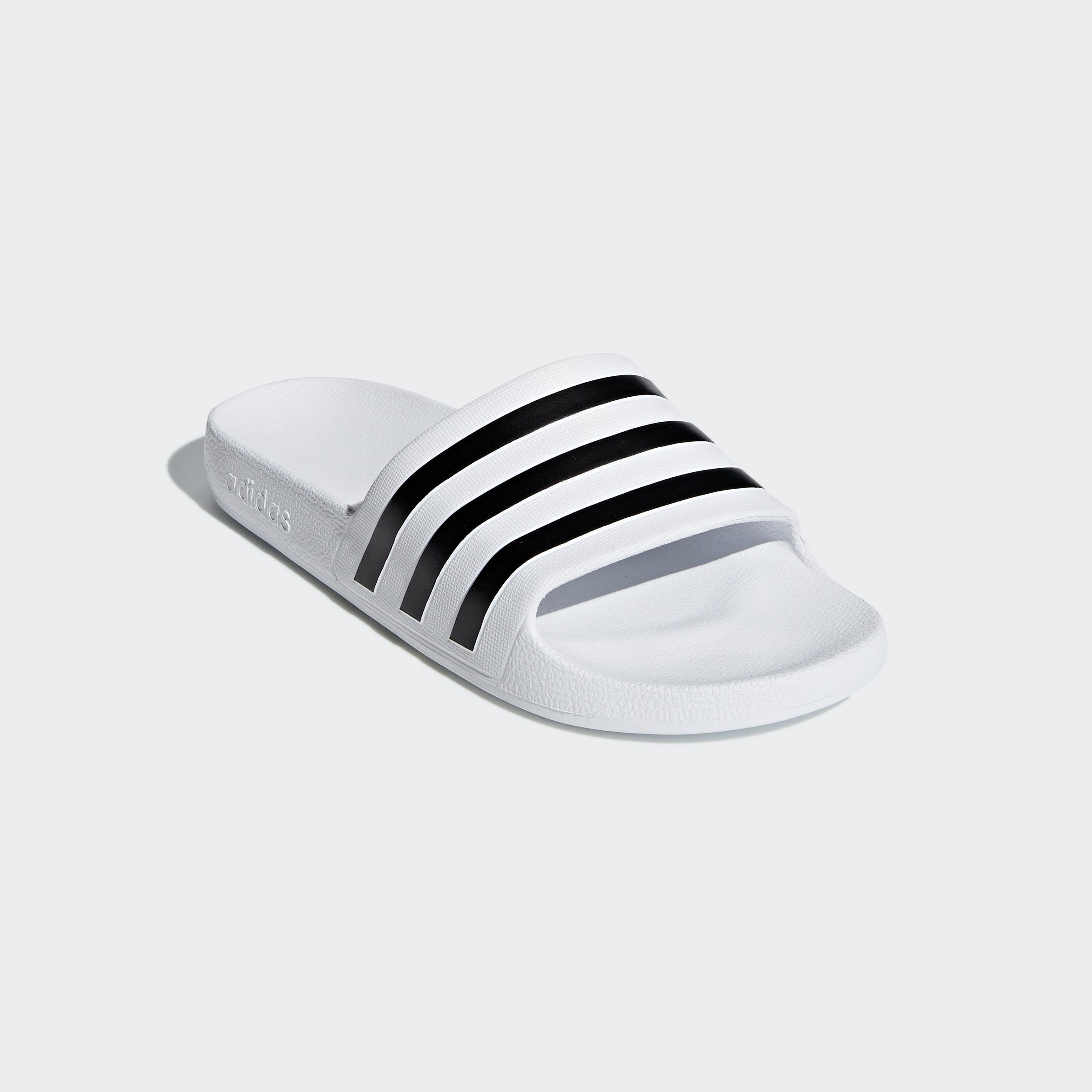 ADILETTE White Core AQUA Badesandale / / Cloud Cloud adidas Black White Sportswear