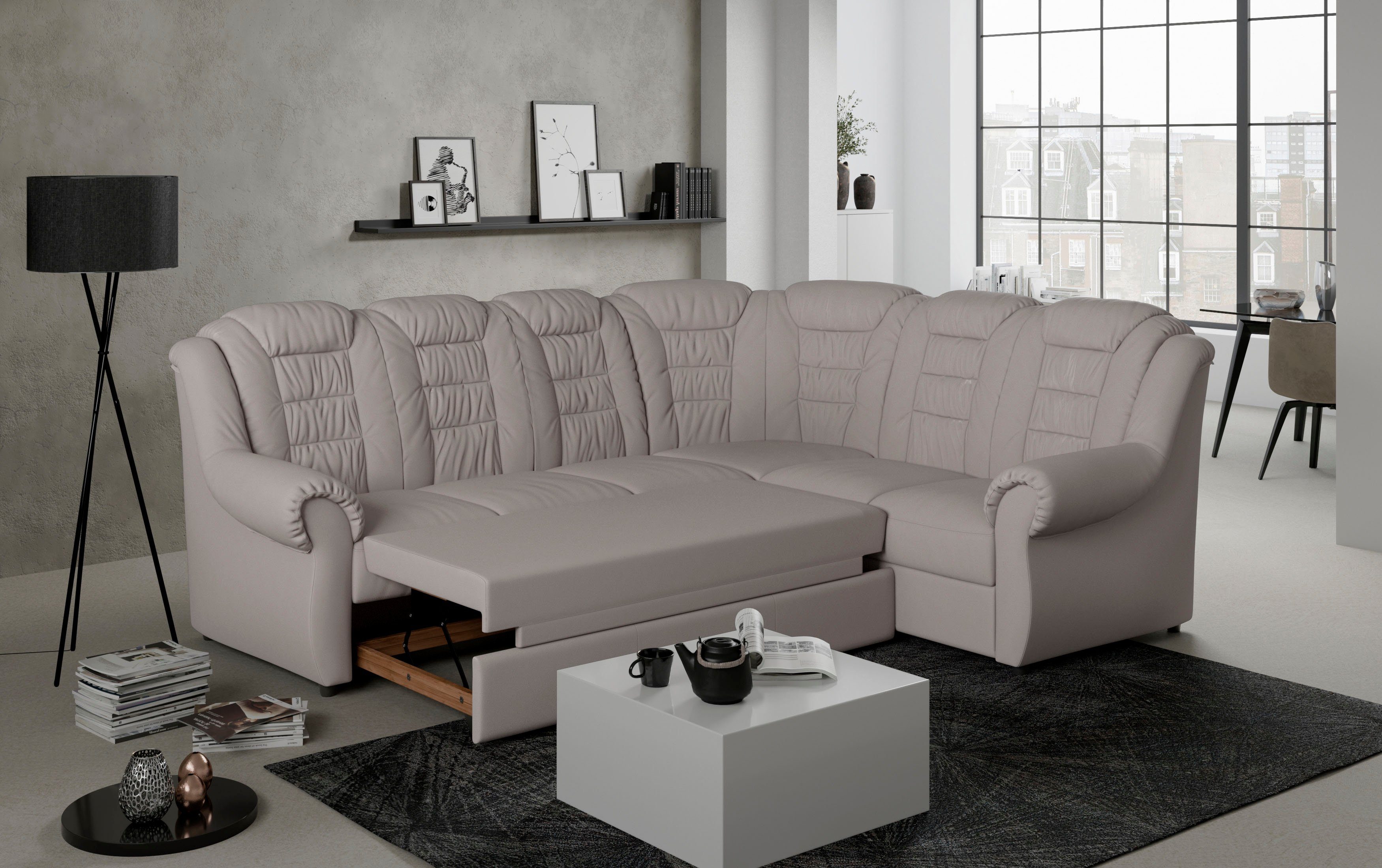 Home affaire Ecksofa Boston L-Form, mit günstig online kaufen