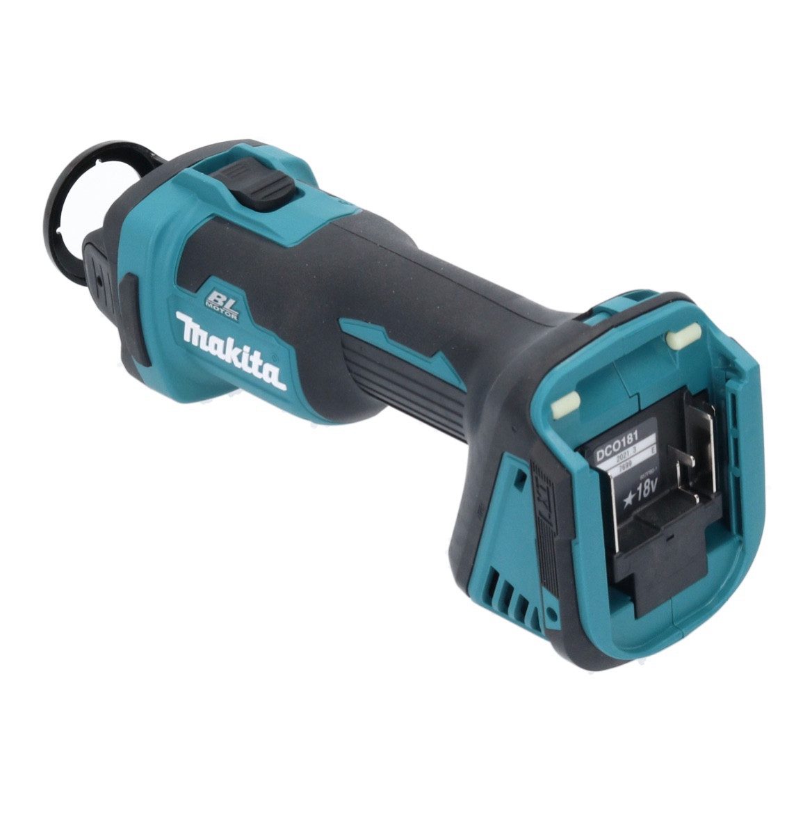 Makita Akku-Universalschere DCO 181 Z Akku Rotationsschneider 18 V 32000 U/min Brushless Solo – Bild 4 von 5