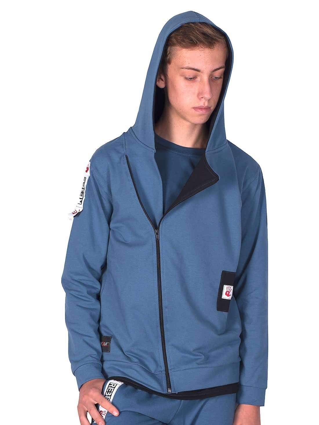 BEZLIT Kapuzensweatjacke Kinder Jungen Sweatjacke Rebel (1-tlg) mit Kapuze, mit Kängurutasche, Hoodie