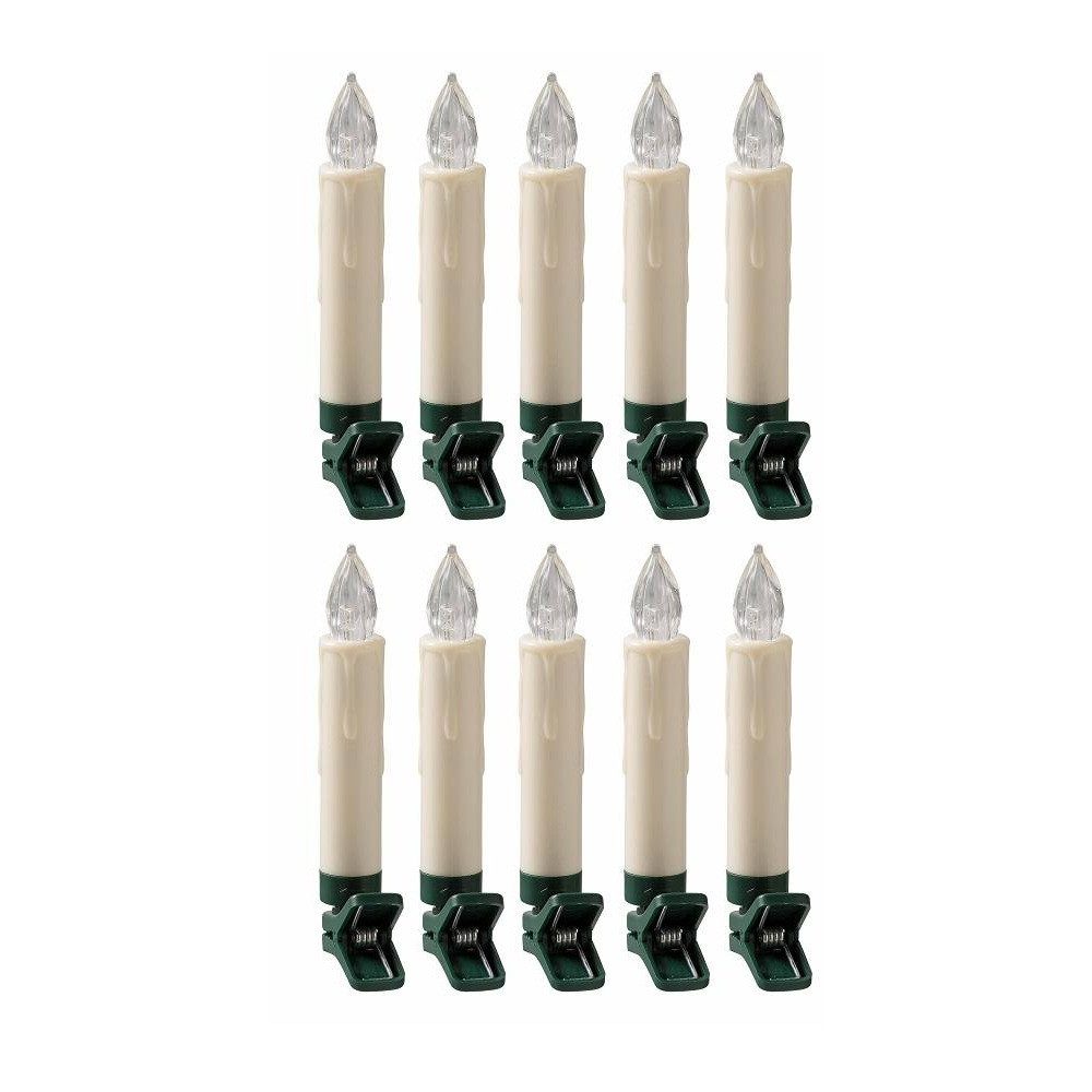 Star-Max LED-Kerze 19624 LED Weihnachtsbaumbeleuchtung Kabellos Dimmer Time günstig online kaufen