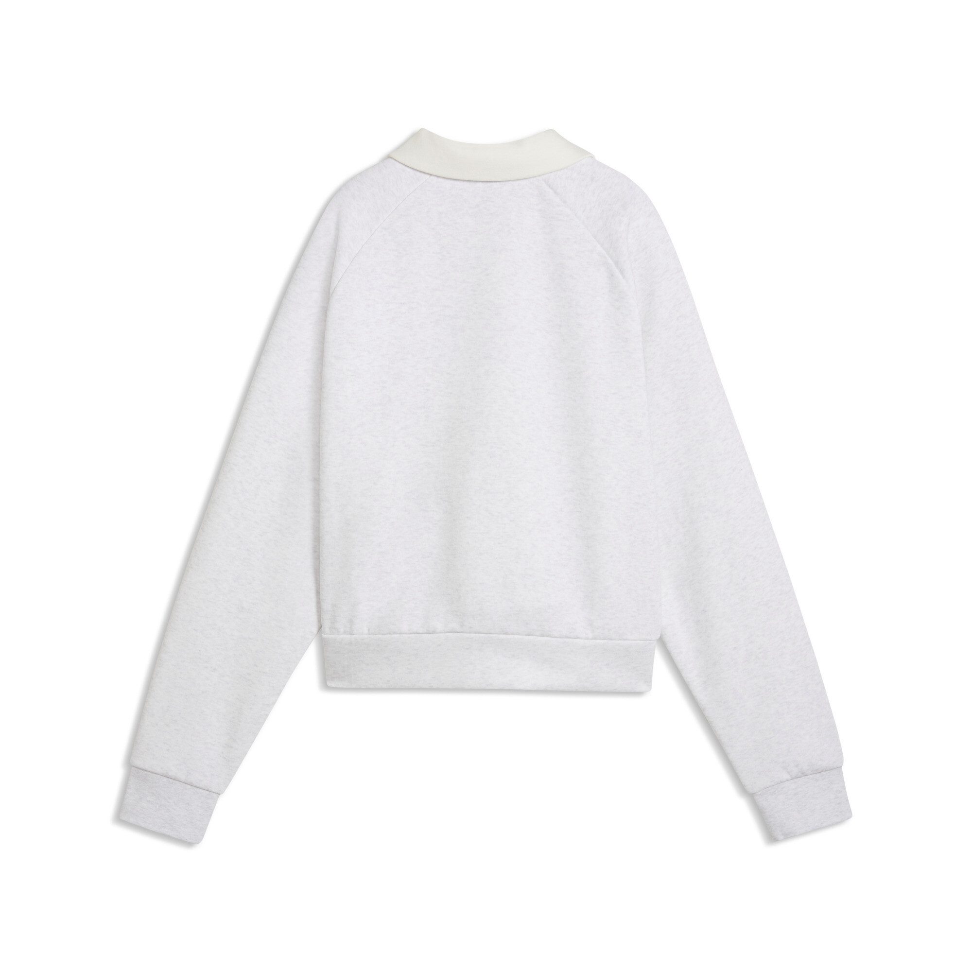 PUMA Kapuzensweatshirt CLASS RELAXED LONGSLEEVE POLO FL mit Kapuze, normaler Kragen, mit Ärmellänge lang