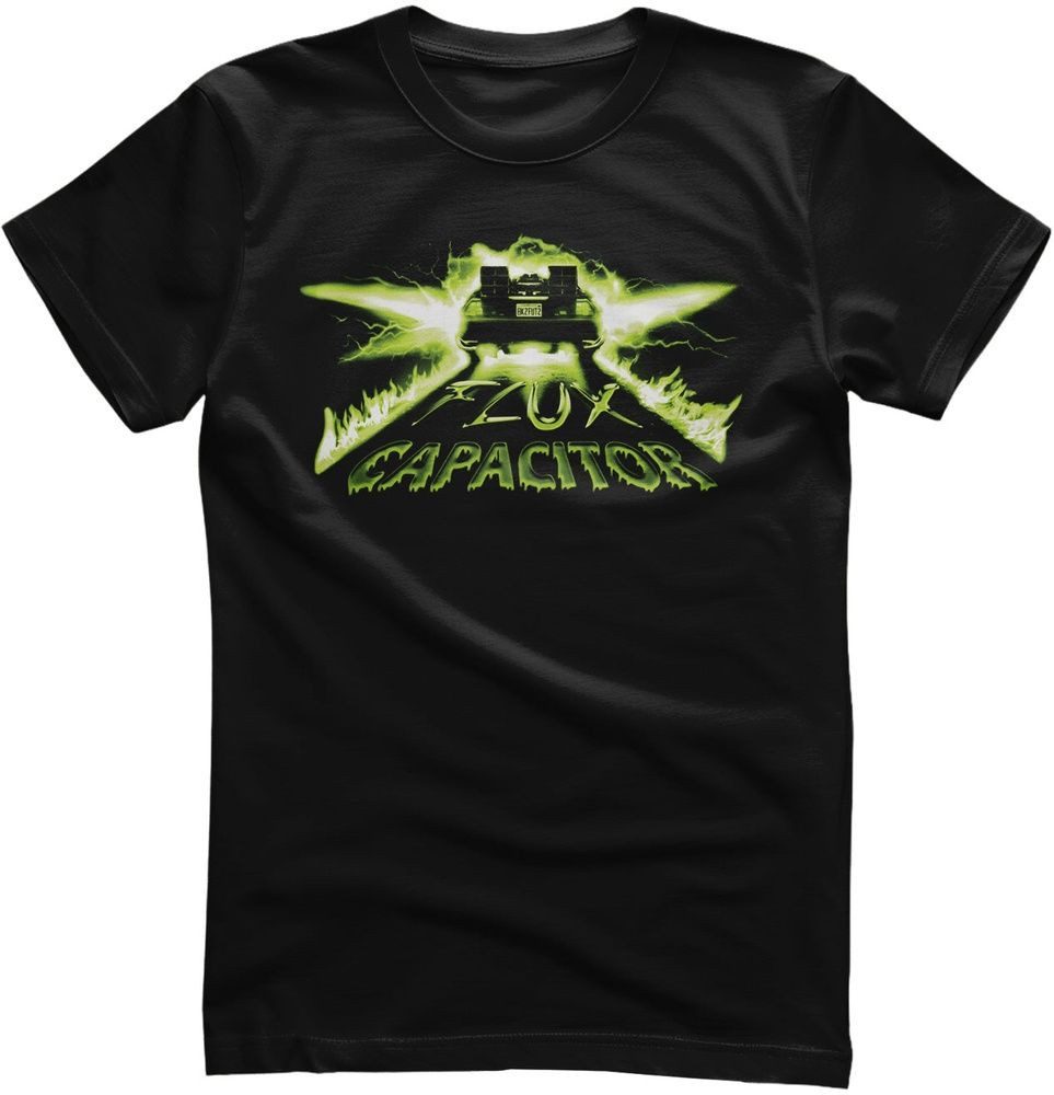 Back to the Future T-Shirt Neon Flux Capacitor T-Shirt