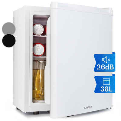 Klarstein Table Top Kühlschrank Happy Hour 38 Mini-Kühlschrank Minibar Getränkekühlschrank 38 Liter 26 dB 10045047, 51 cm hoch, 43 cm breit