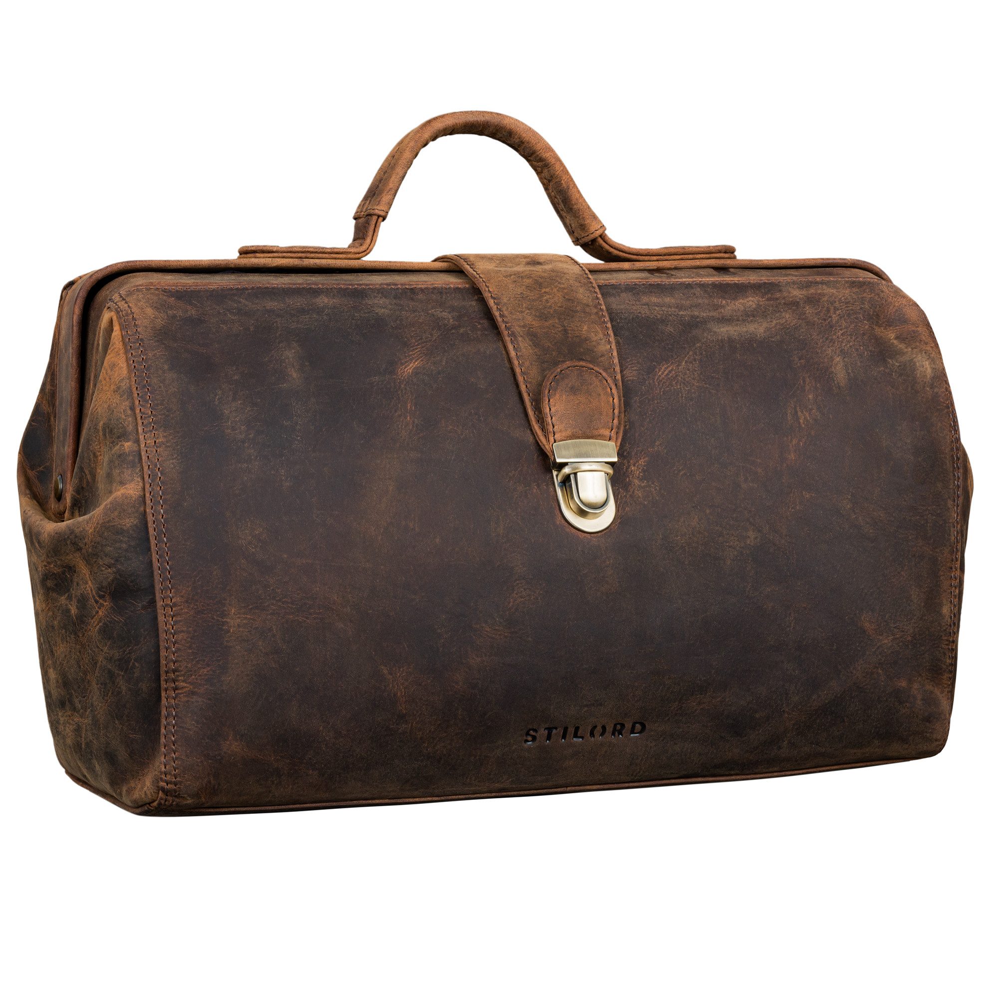STILORD Aktentasche STILORD "Percy" Arzttasche Leder Vintage