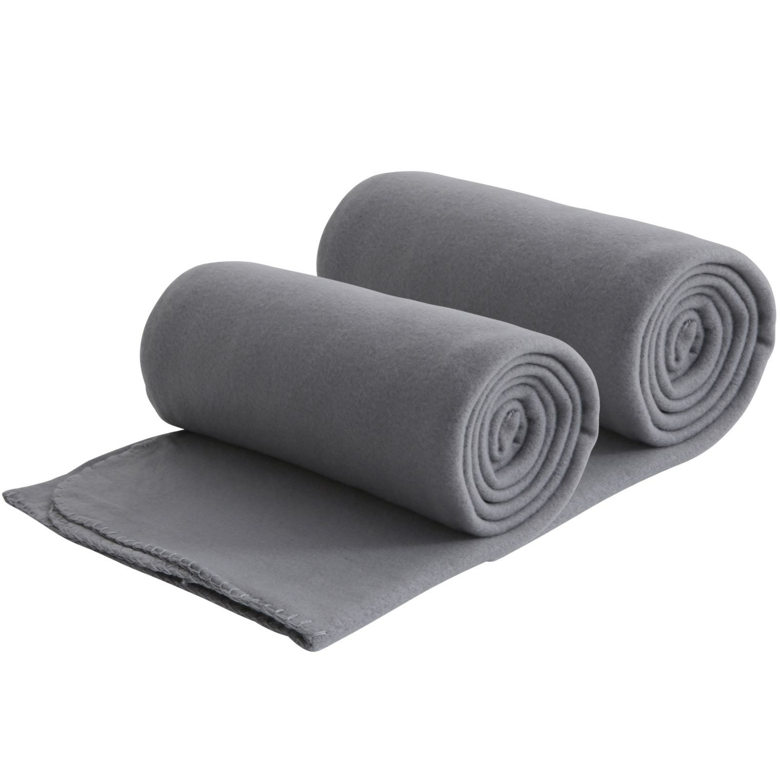 Wohndecke 2er Set eco-line Fleecedecke ca. 130x160, wometo, OEKO-TEX®, 100% recyceltes Material, Antipilling