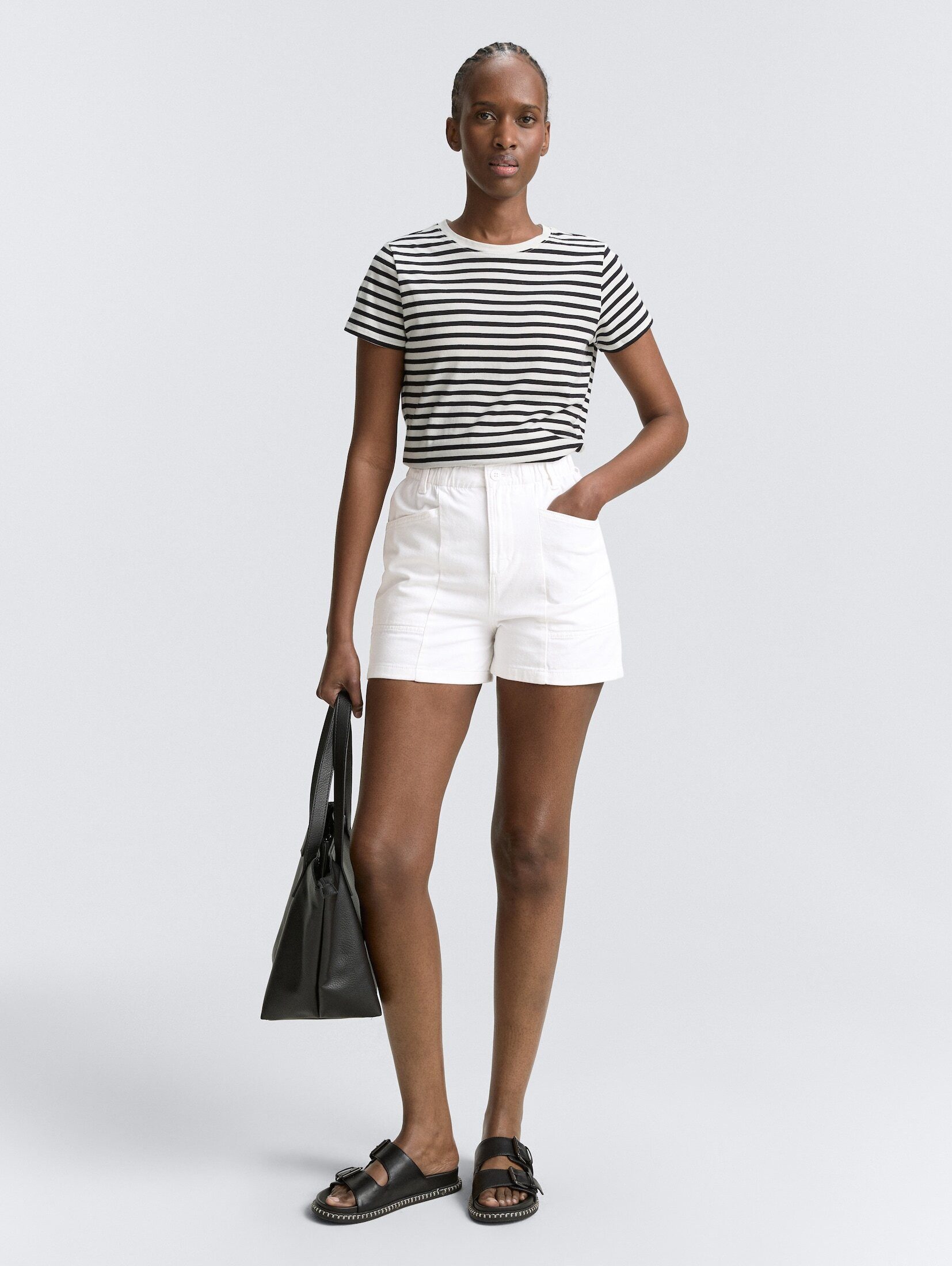 TOM TAILOR Denim Jeansshorts Paperbag Jeans günstig online kaufen