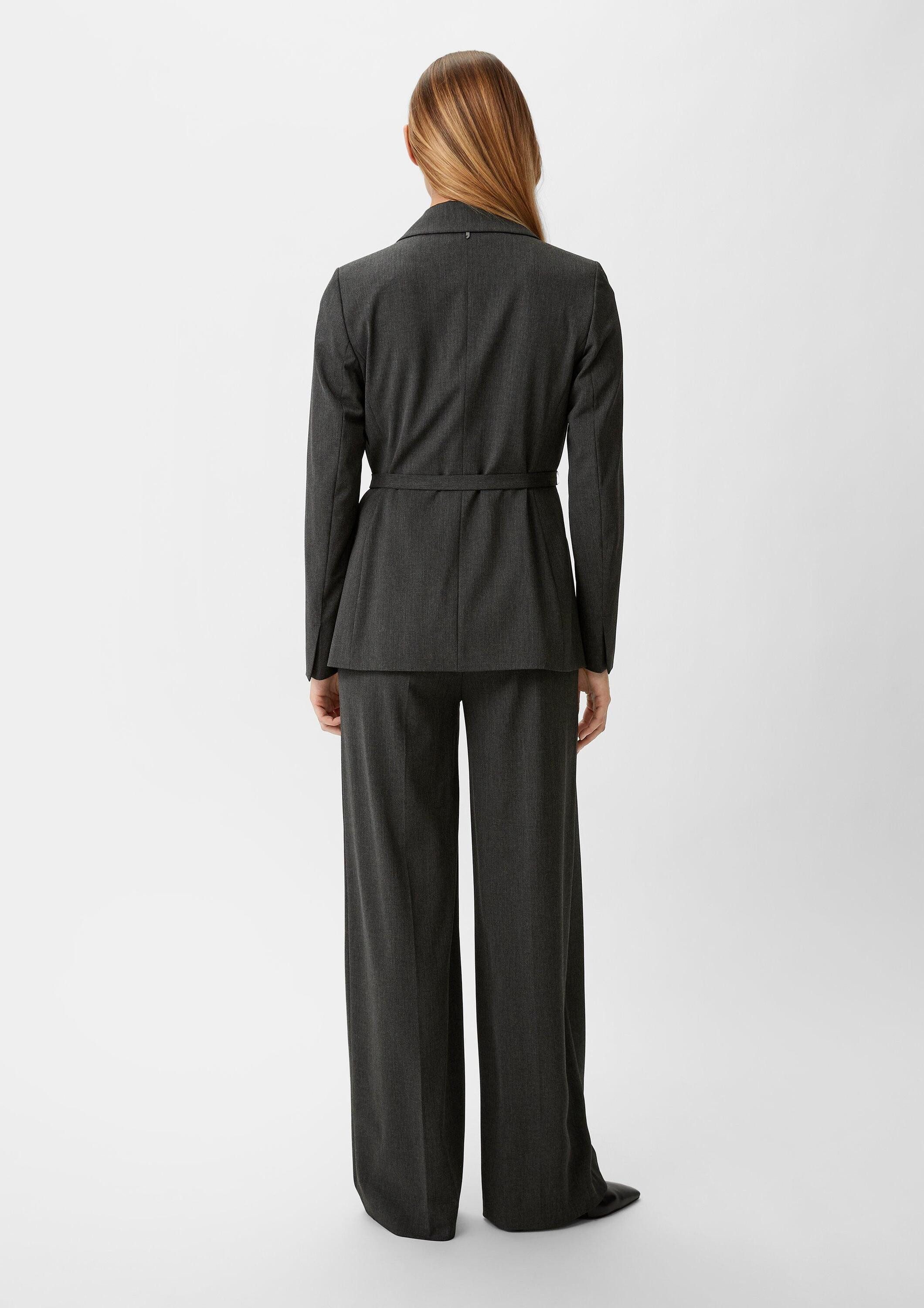 comma Jackenblazer Indoor-Blazer Blazer aus Viskosemix