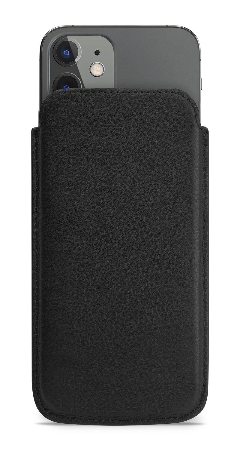 wiiuka Handyhülle sliiv Hülle für iPhone 12 mini, Tasche Handgefertigt - Echt Leder, Premium Case